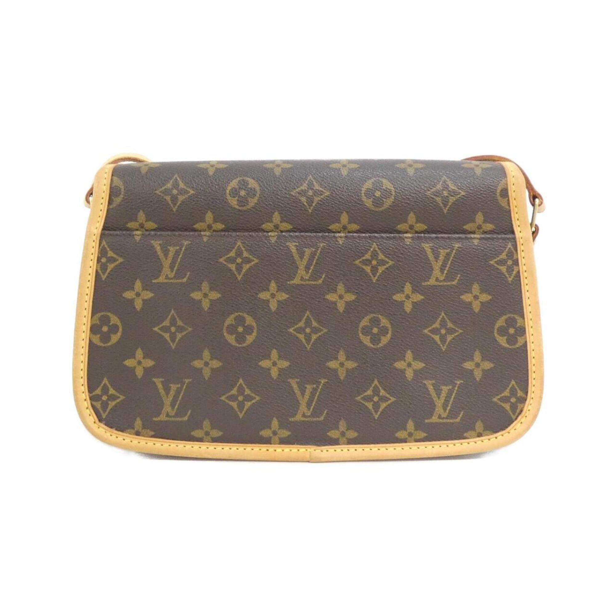 Louis Vuitton Marron Coated Canvas Shoulder Bag (Pre-Owned)