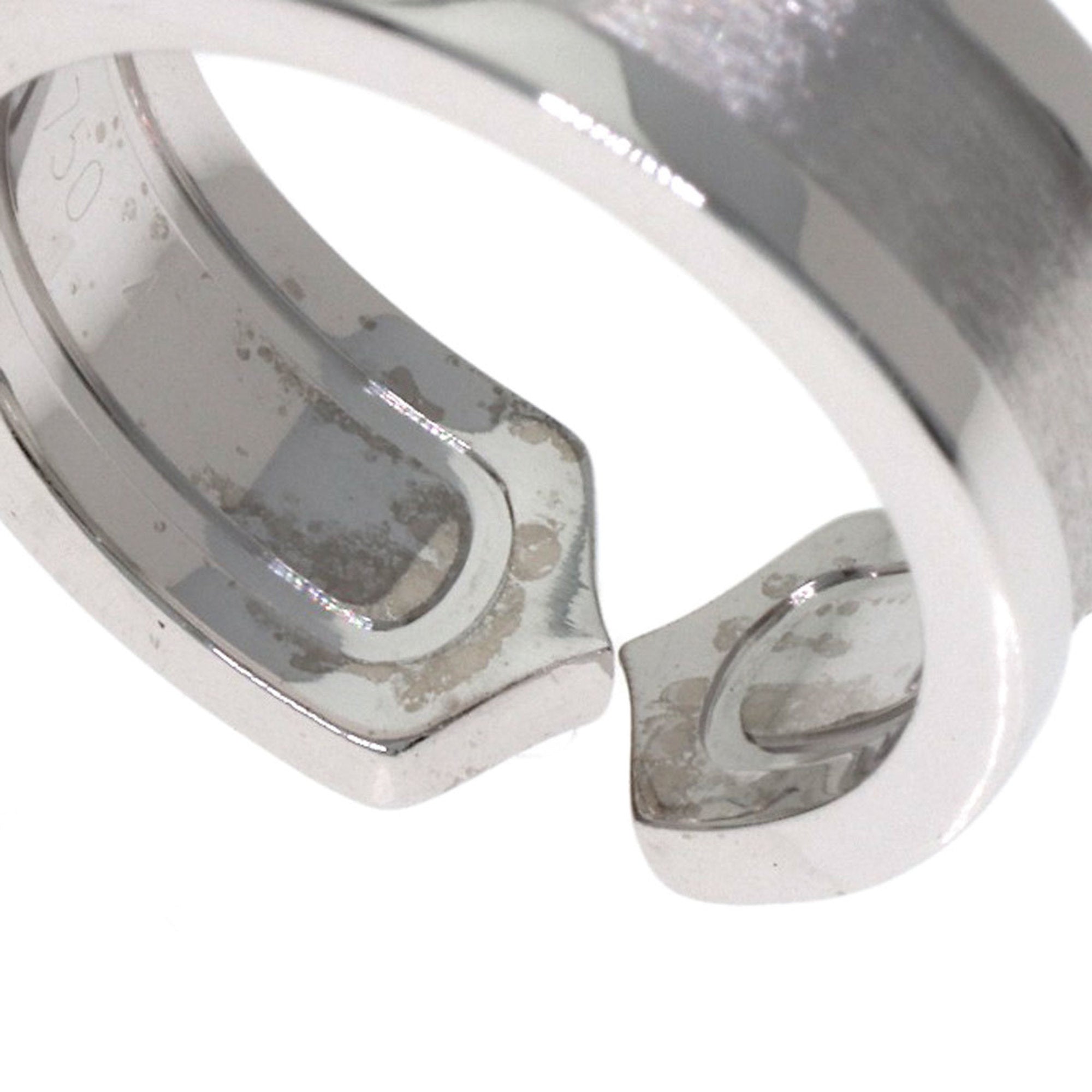 Cartier C2 White White Gold (18K) Band Ring (Pre-Owned)