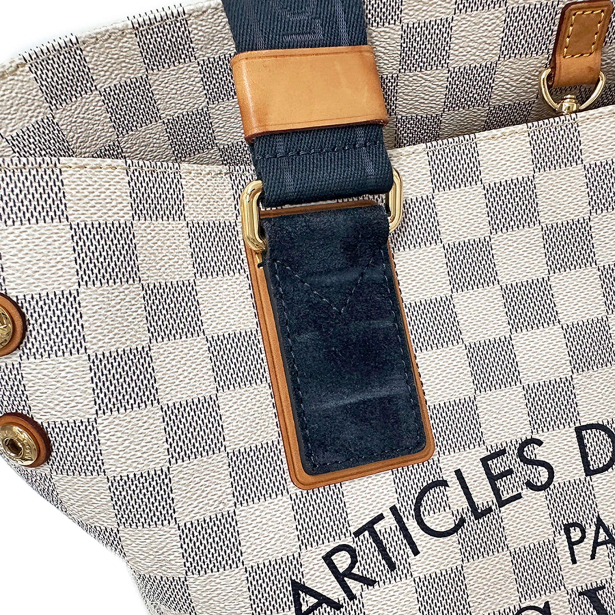 Louis Vuitton Damier Azur Damier Azur Handbag Tote Bag (Pre-Owned)