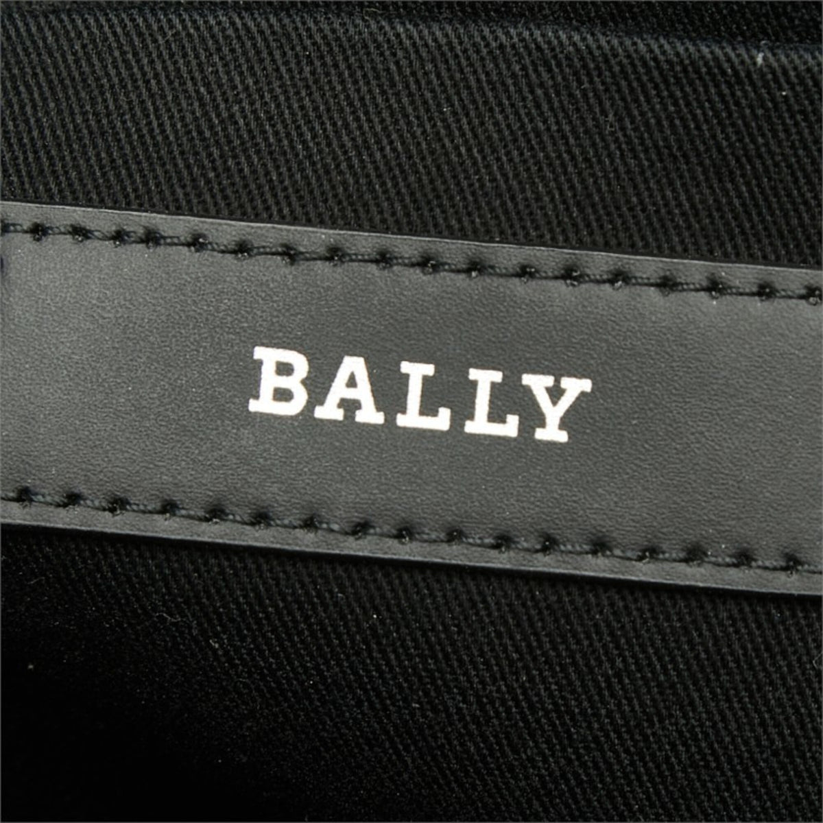 Bally Black Nylon Handbag Sling Bag (Pre-Owned)