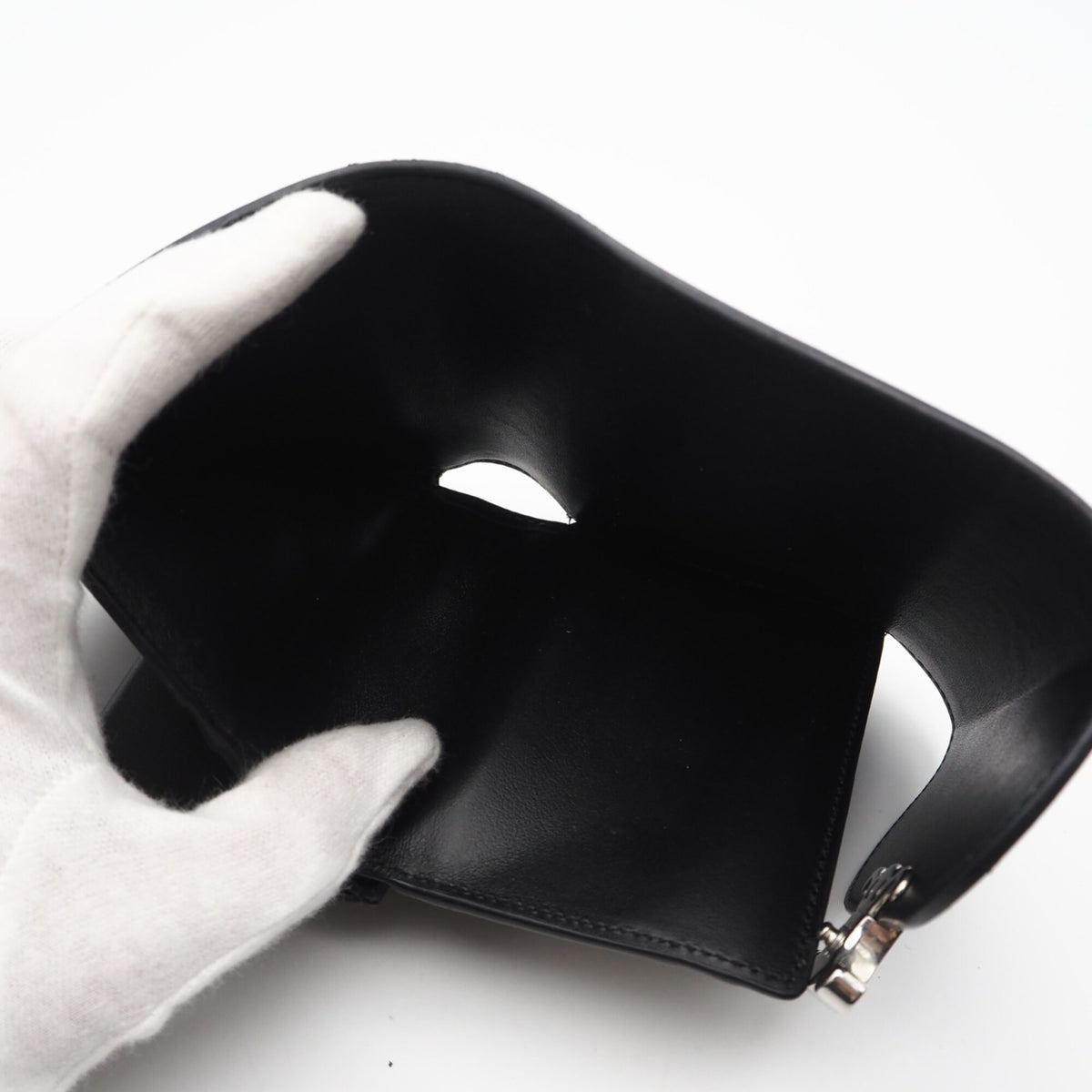 Celine Black Leather Wallet (Tri-Fold) (Pre-Owned)