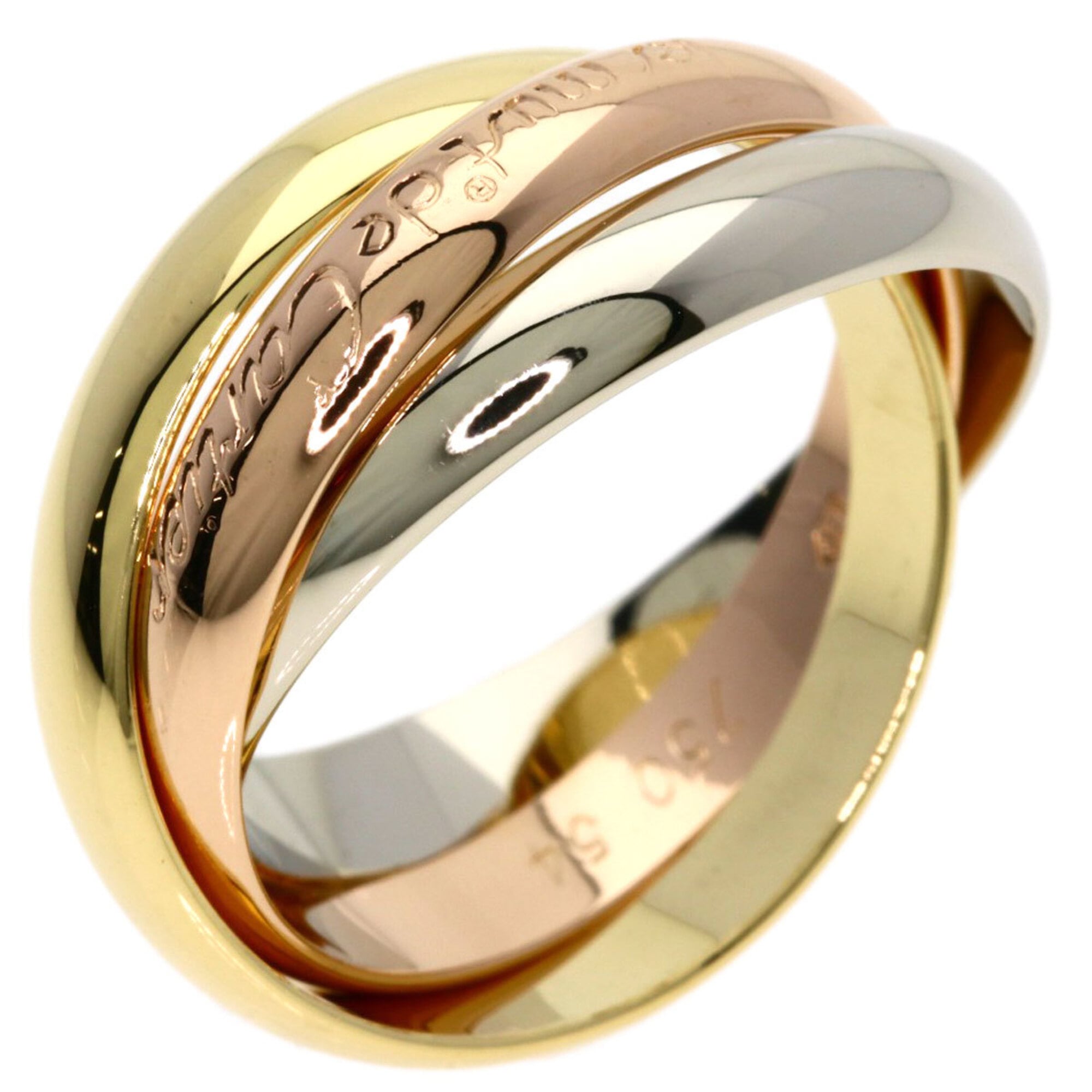 Cartier Yellow Gold (18K) Pink Gold (18K) White Gold (18K) Band Ring (Pre-Owned)
