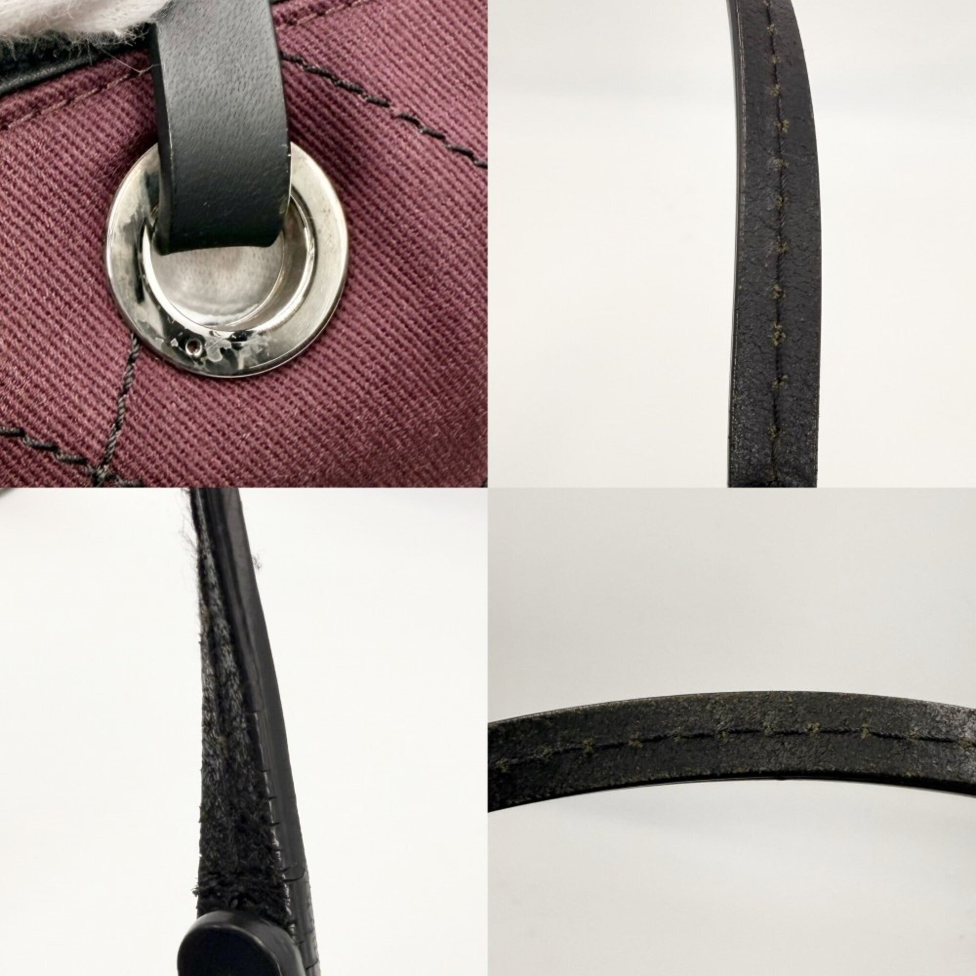 Chanel Black Leather Grained Calfskin Handbag Tote Bag (Pre-Owned)