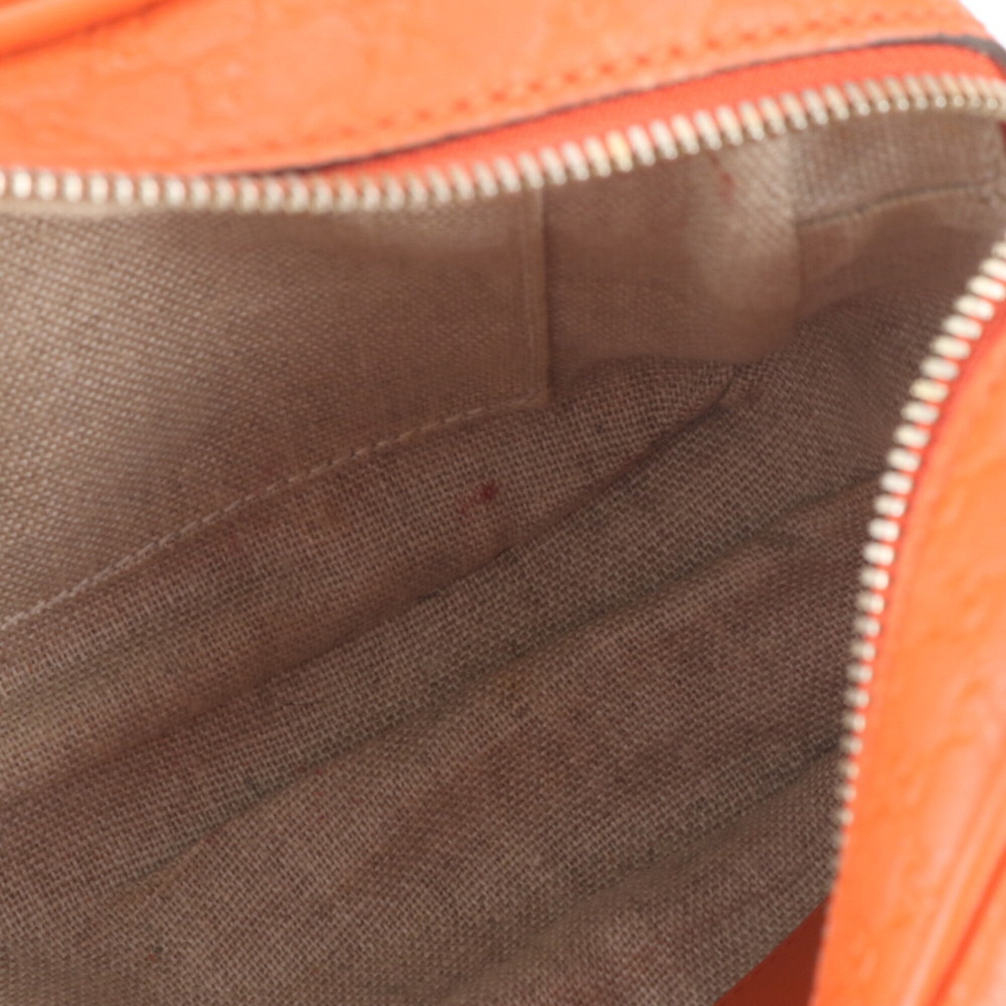 Gucci Guccissima Orange Leather Shoulder Bag (Pre-Owned)