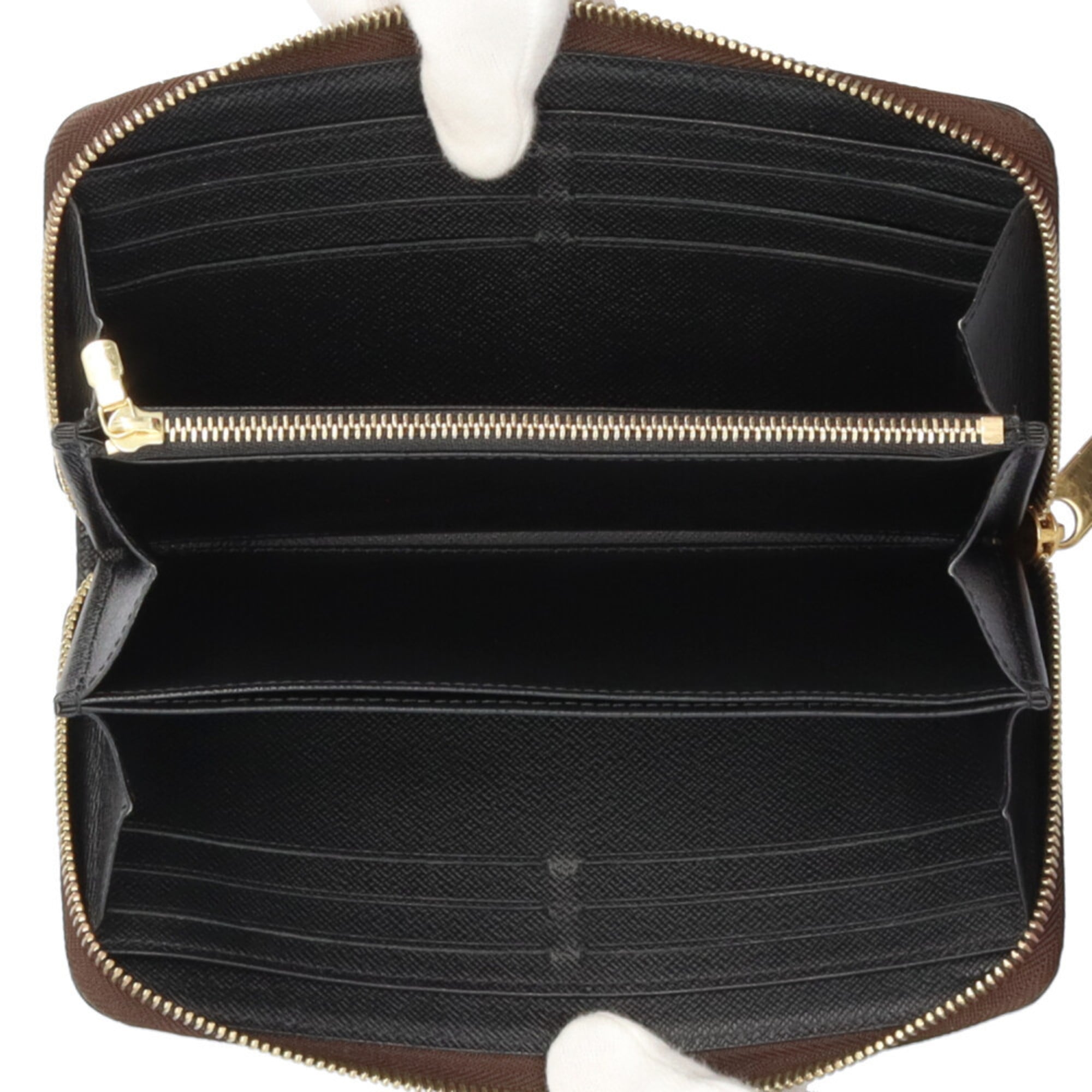 Louis Vuitton Brown Monogram Long Wallet (Bi-Fold) (Pre-Owned)