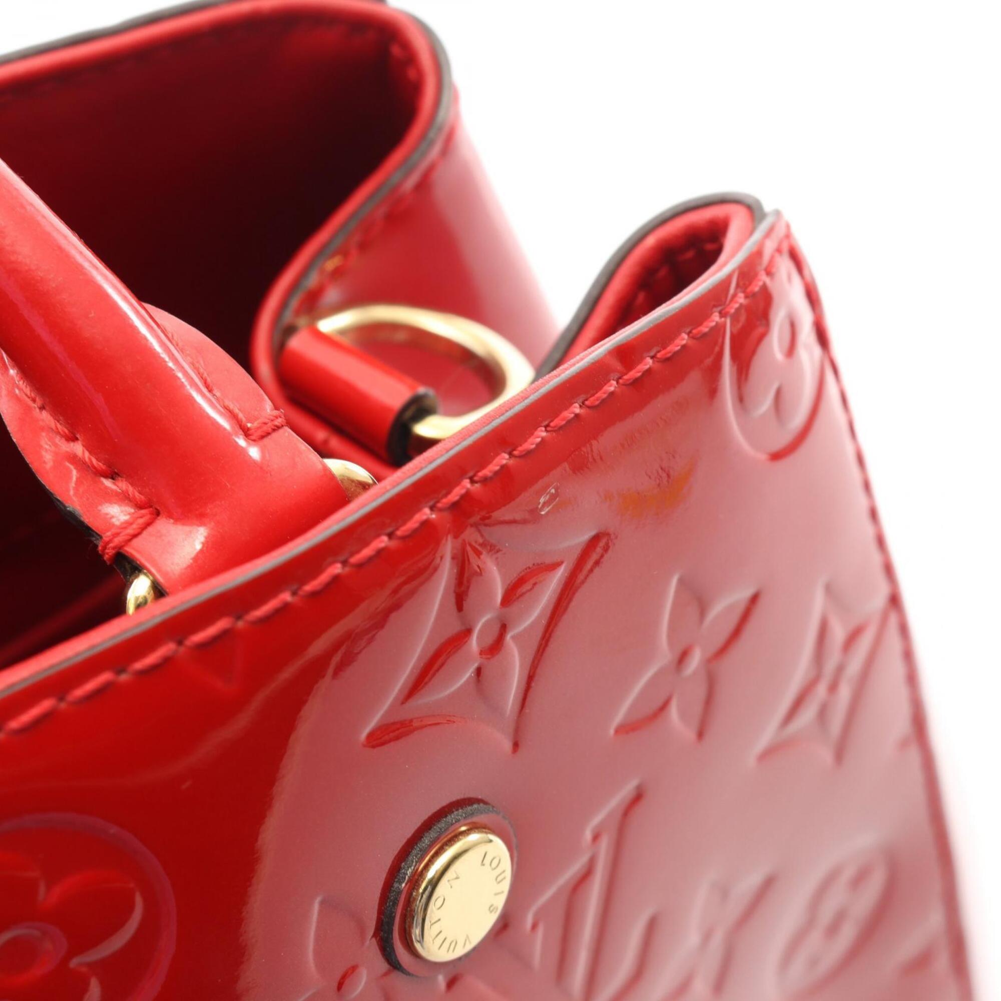 Louis Vuitton Cerise Red Color Vernis Leather Handbag (Pre-Owned)