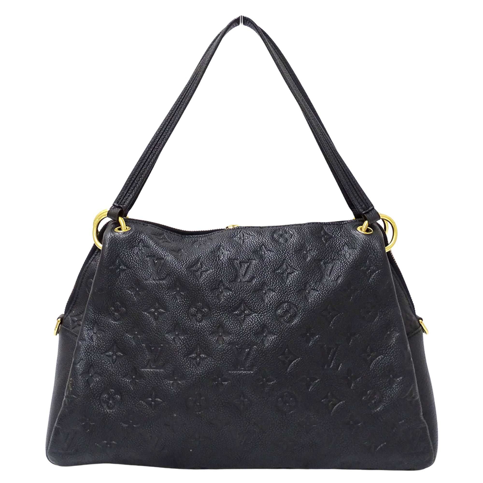 Louis Vuitton Black Galle Monogram Noir Monogram Empreinte Handbag Shoulder Bag (Pre-Owned)