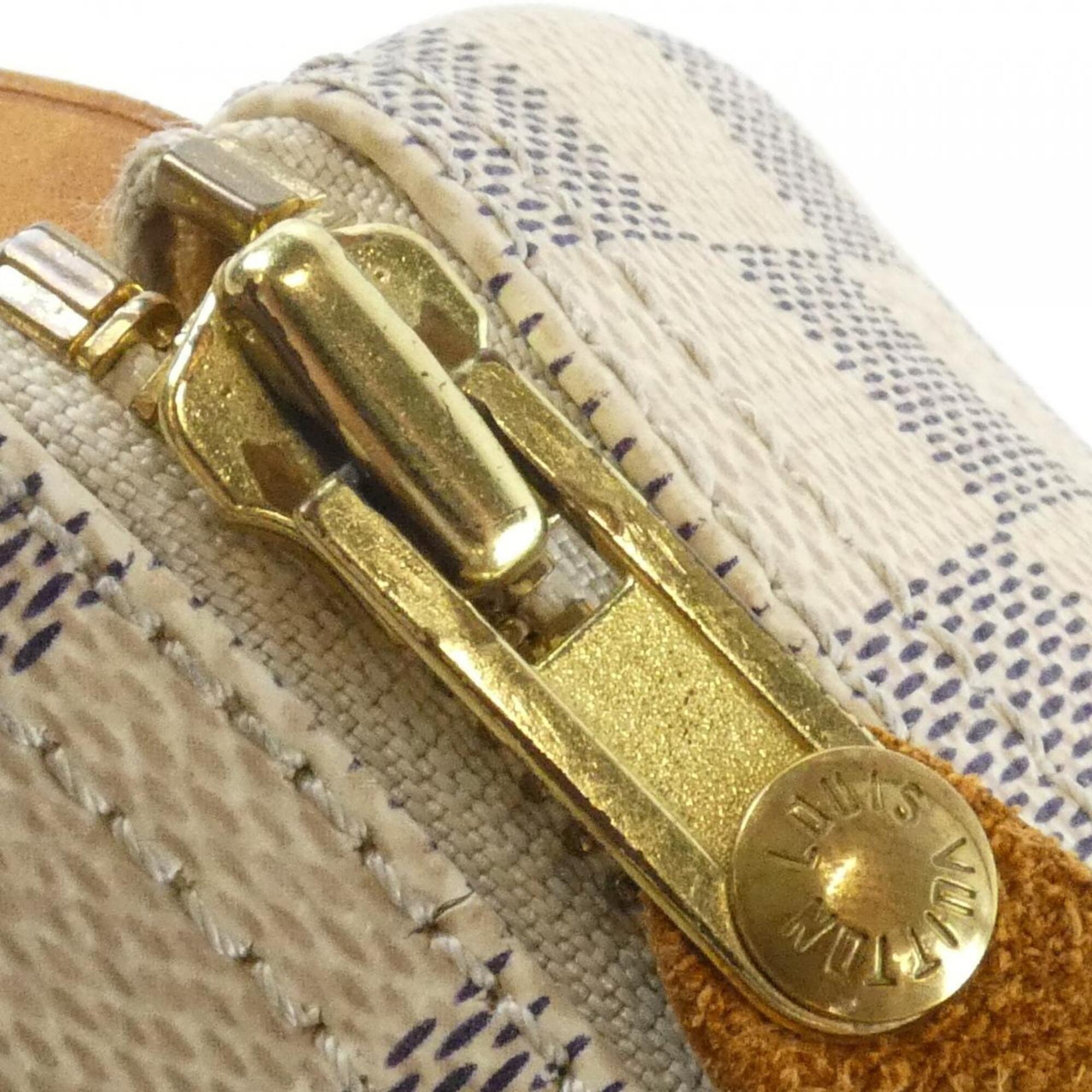 Louis Vuitton Azur Coated Canvas Boston Bag (Pre-Owned)