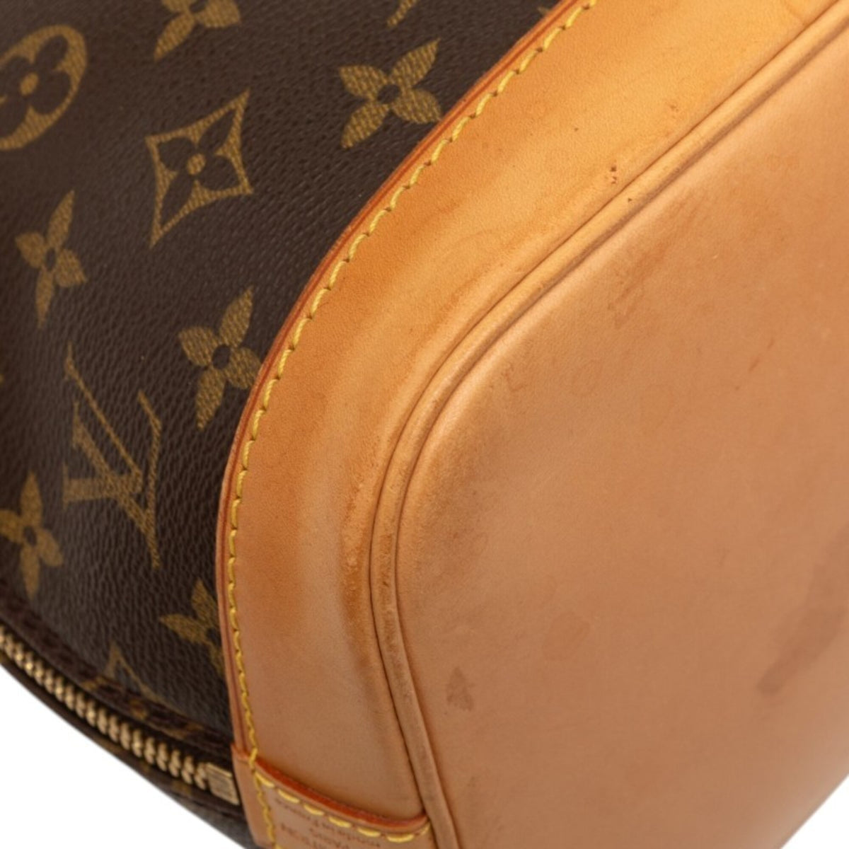 Louis Vuitton Brown Pvc Leather Handbag (Pre-Owned)