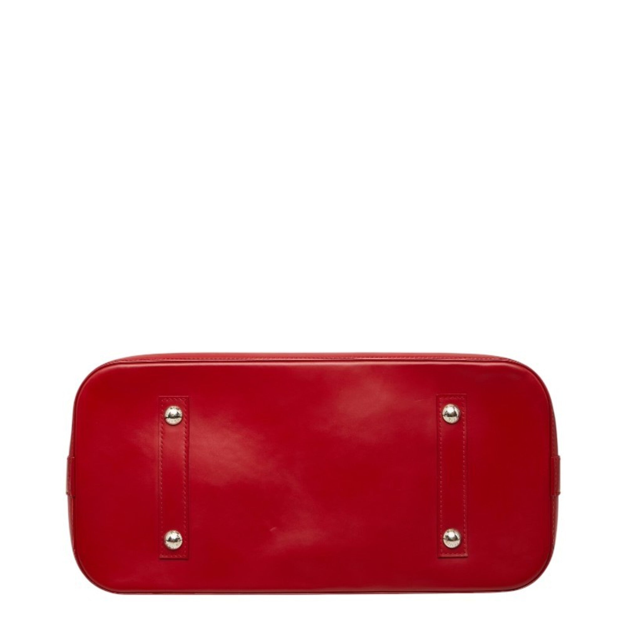 Louis Vuitton Carmine Red Color Leather Handbag (Pre-Owned)