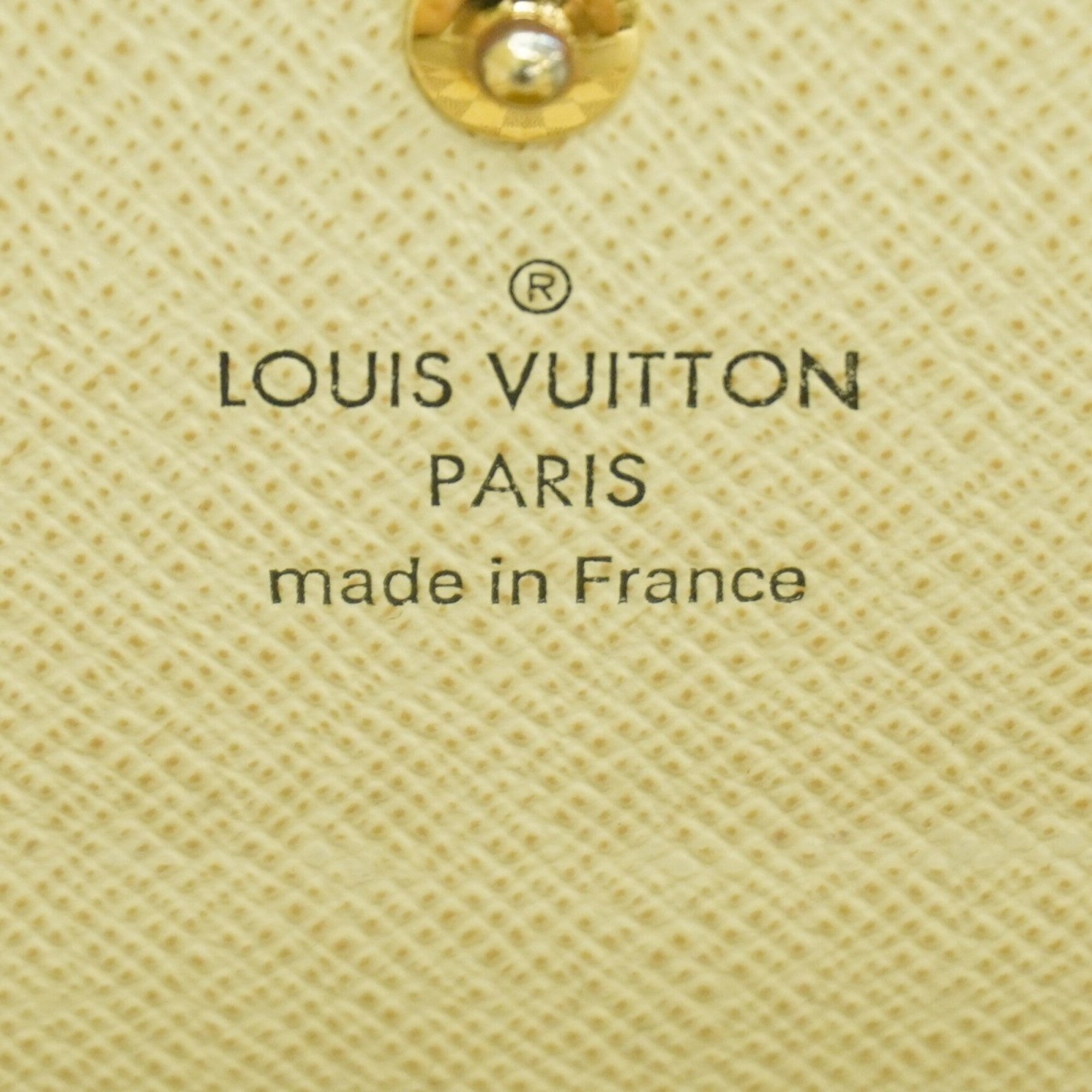 Louis Vuitton White Long Wallet (Bi-Fold) (Pre-Owned)
