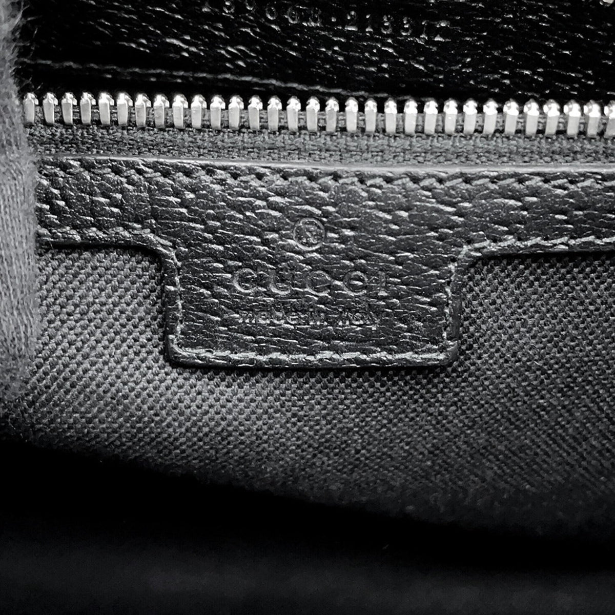 Gucci Black Canvas Handbag Messenger Bag Shoulder Bag (Pre-Owned)