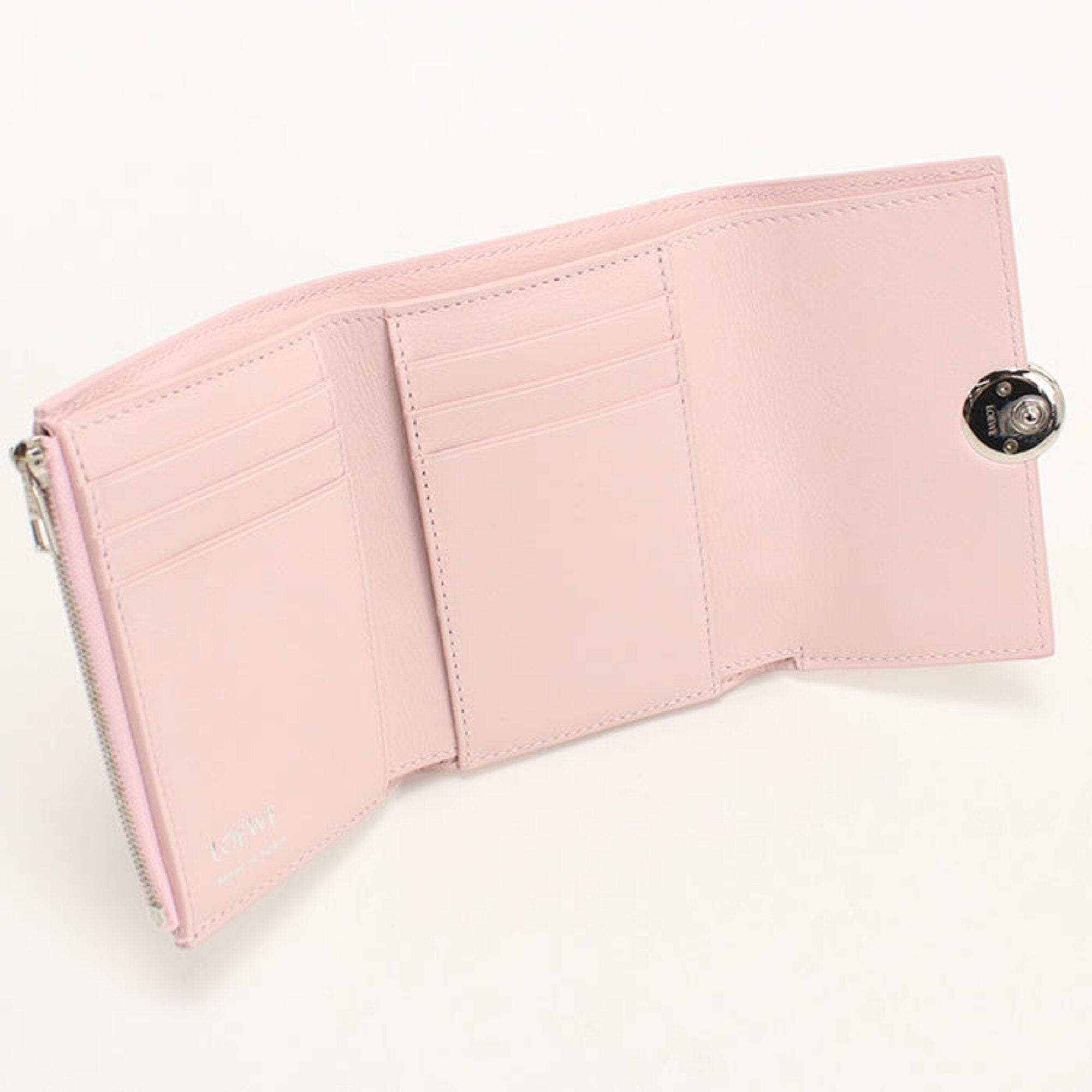 Loewe Pink Leather Wallet (Tri-Fold) (Pre-Owned)