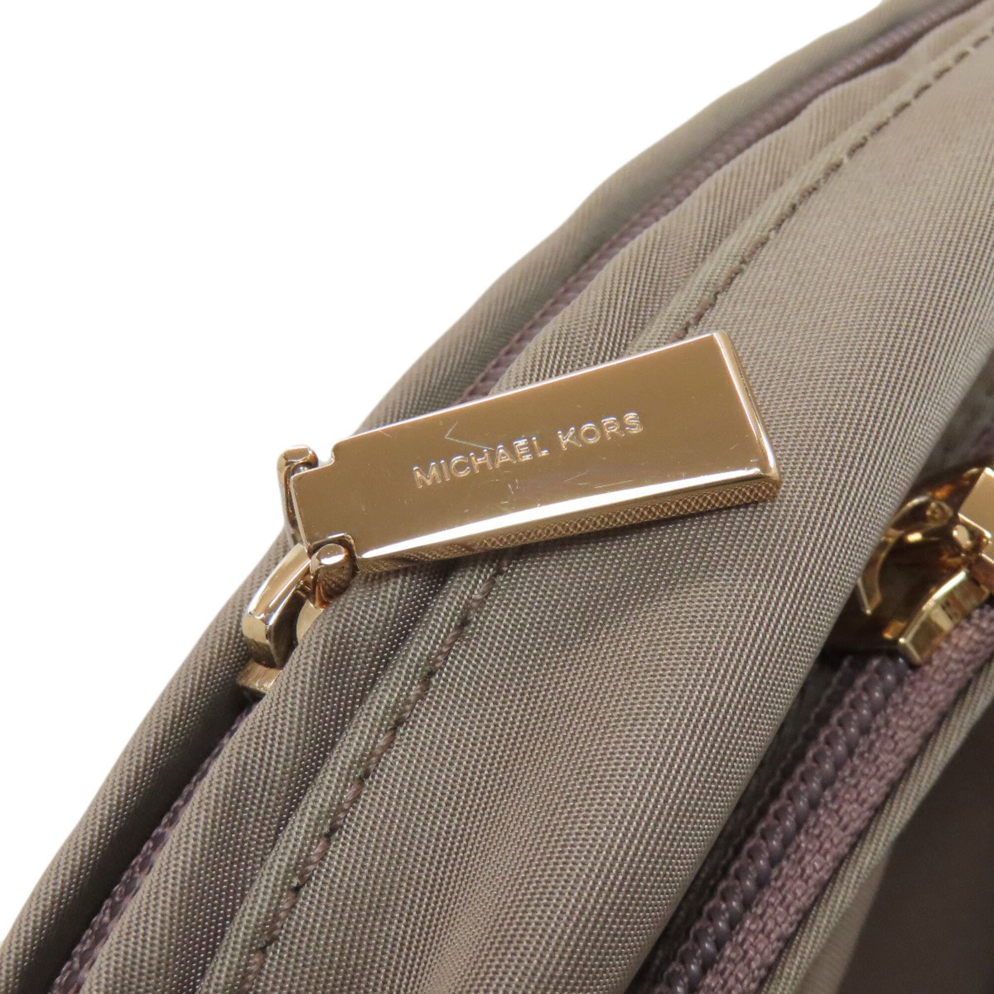 Michael Kors Brown Nylon Backpack (Pre-Owned)