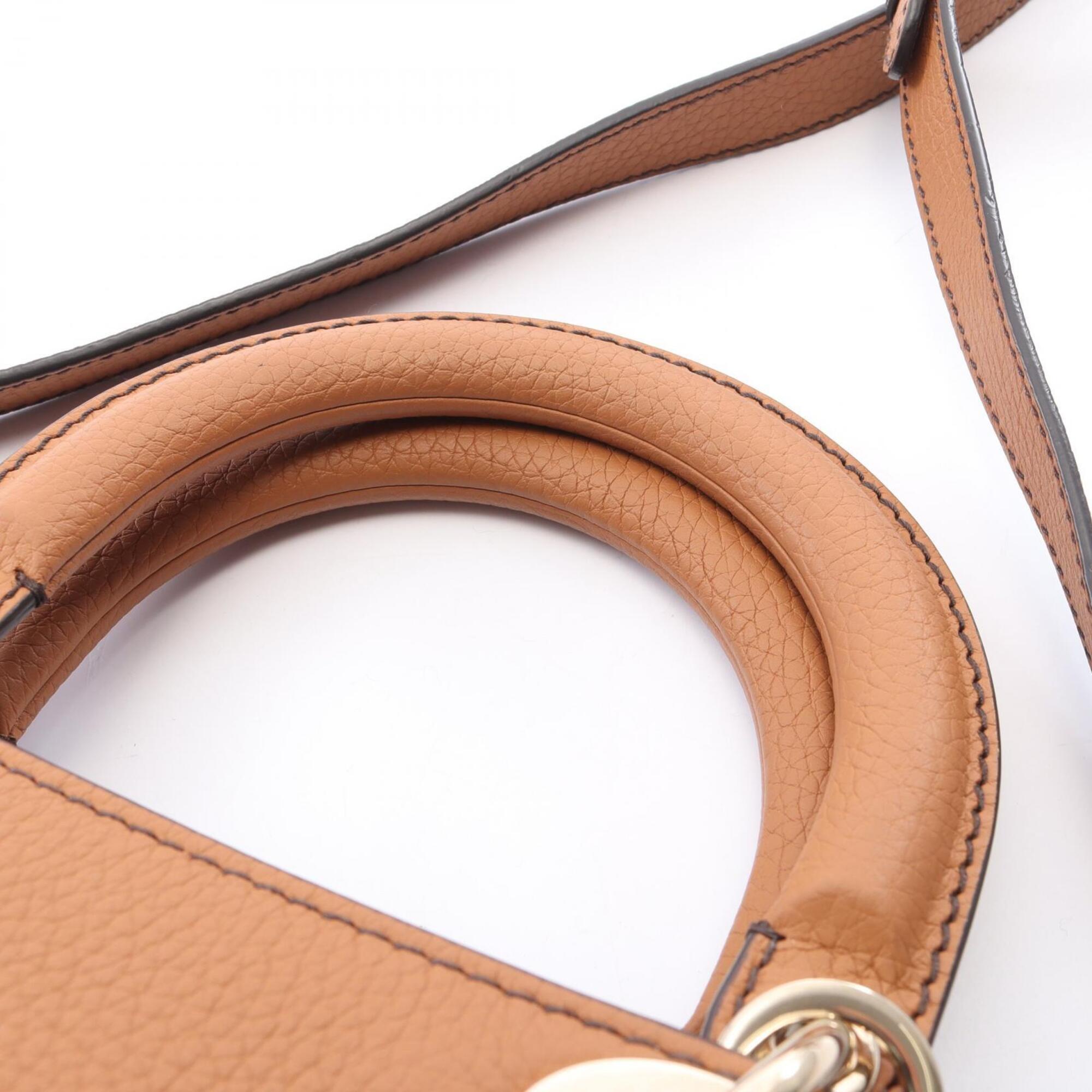 Christian Dior Brown Leather Handbag (Pre-Owned)