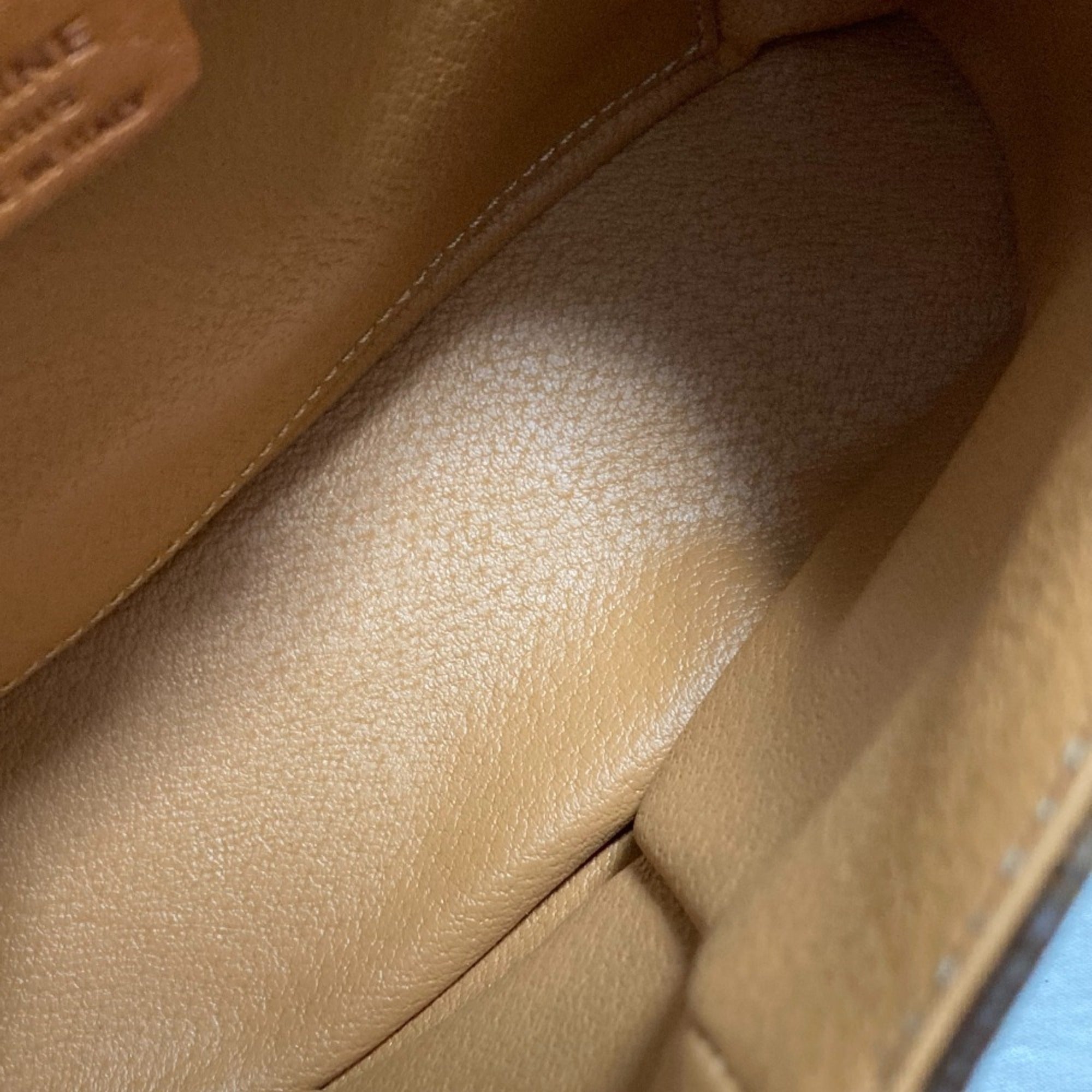 Celine Brown Pvc Leather Shoulder Bag Vanity Bag (Pre-Owned)