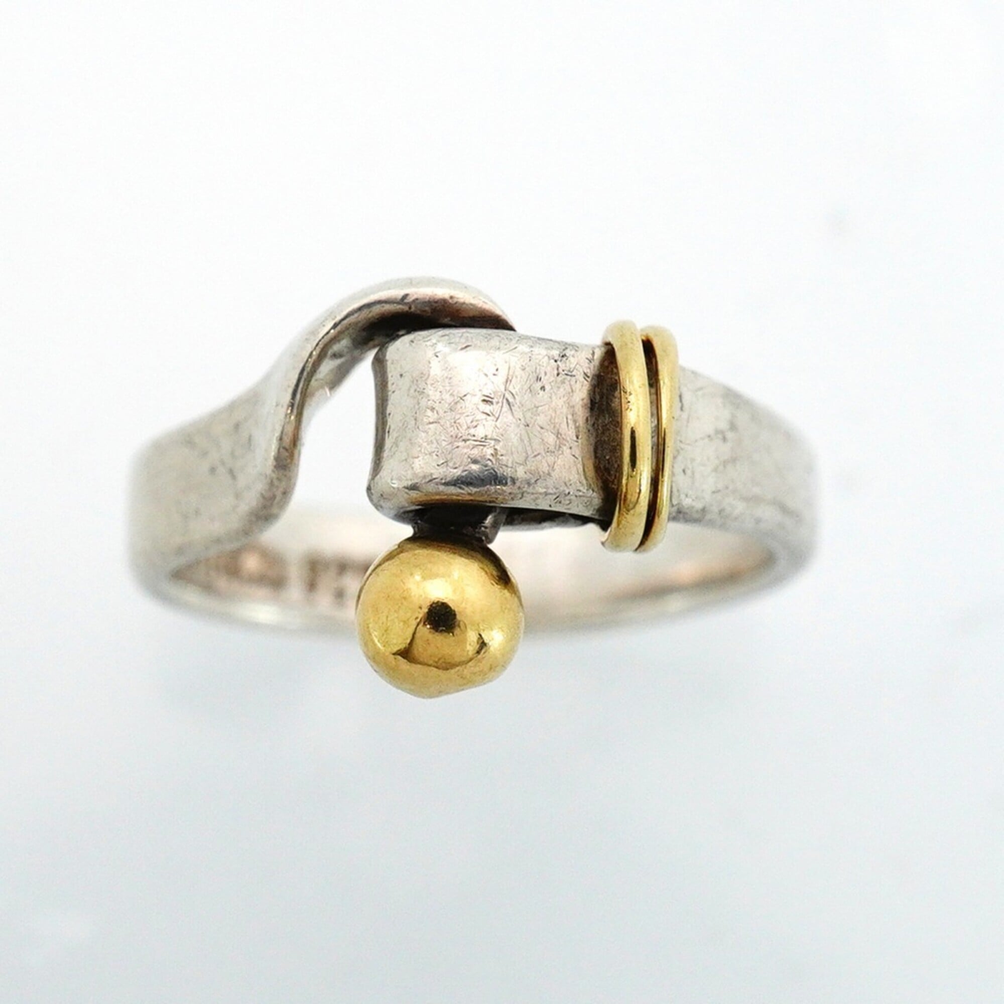 Tiffany Yellow Gold (18K) Silver 925 Band Ring (Pre-Owned)