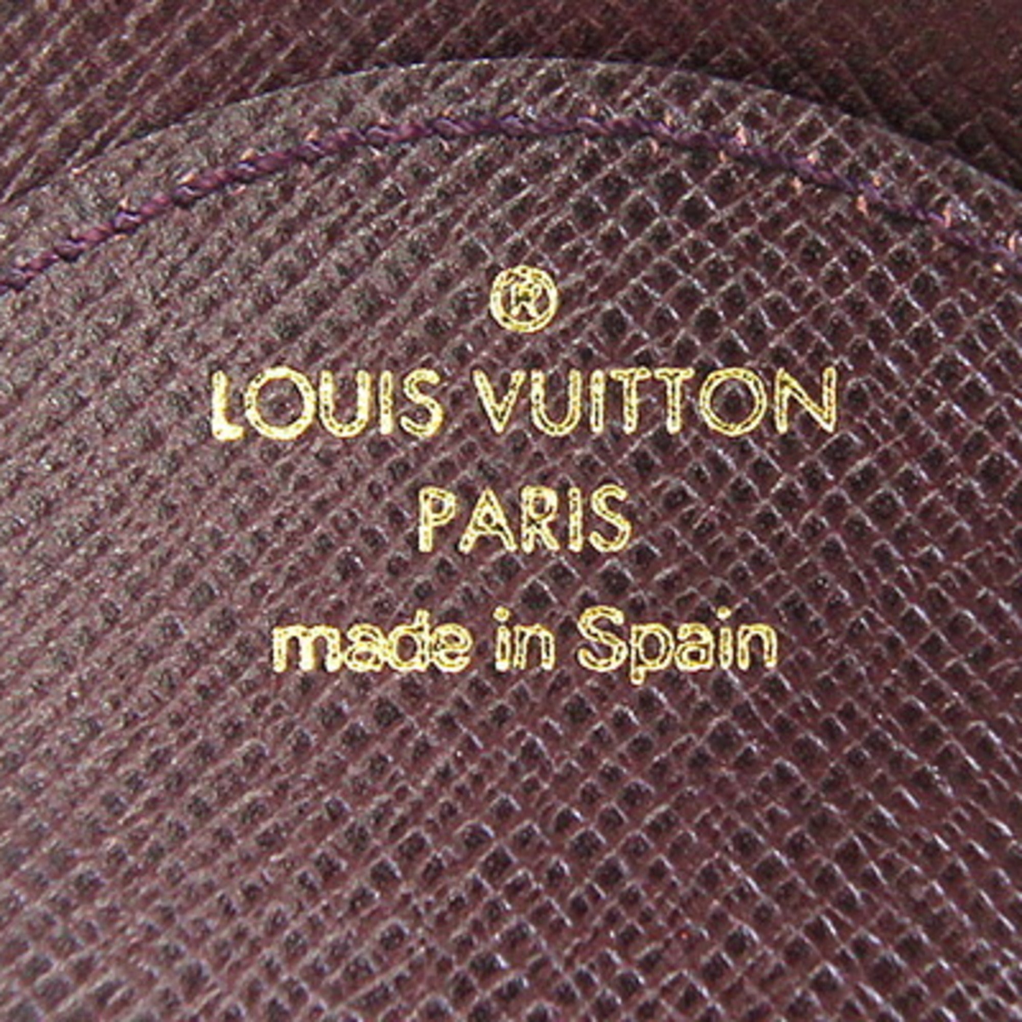 Louis Vuitton Taiga Acajou Taiga Leather Coin Purse/Coin Case (Pre-Owned)