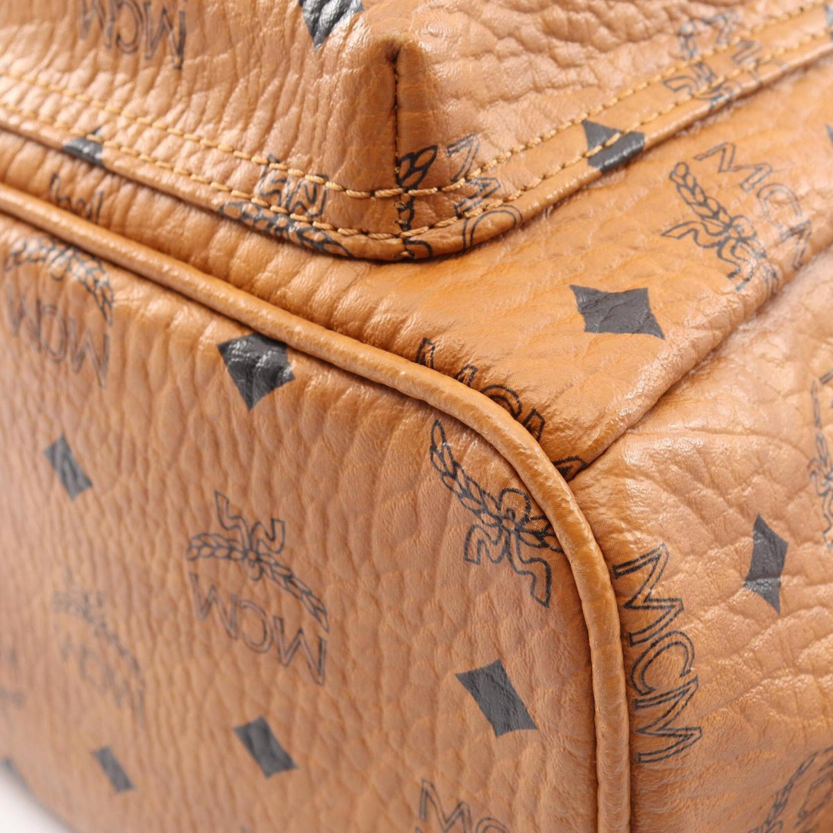 Mcm Brown Leather Backpack (Pre-Owned)