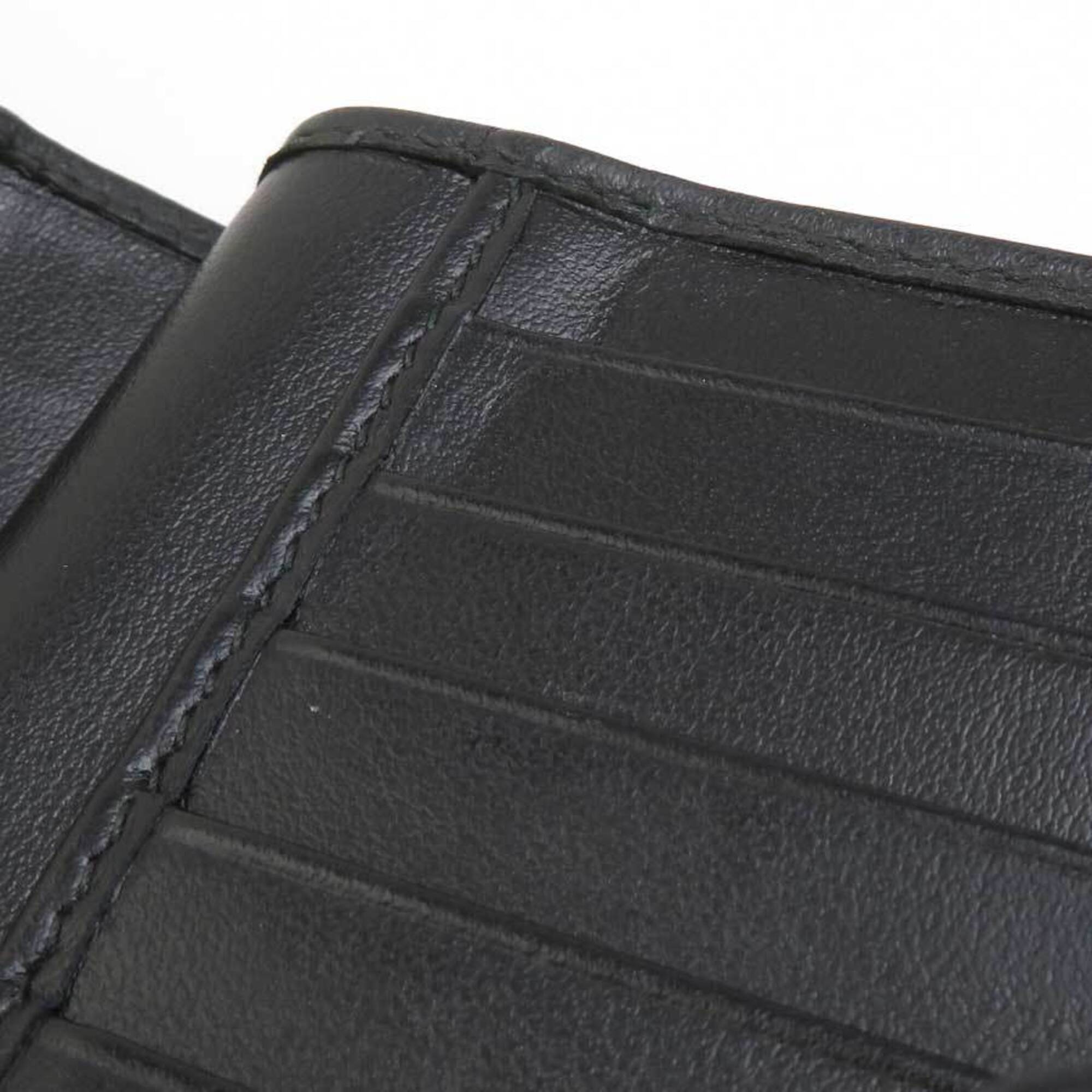 Prada Black Leather Wallet (Bi-Fold) (Pre-Owned)