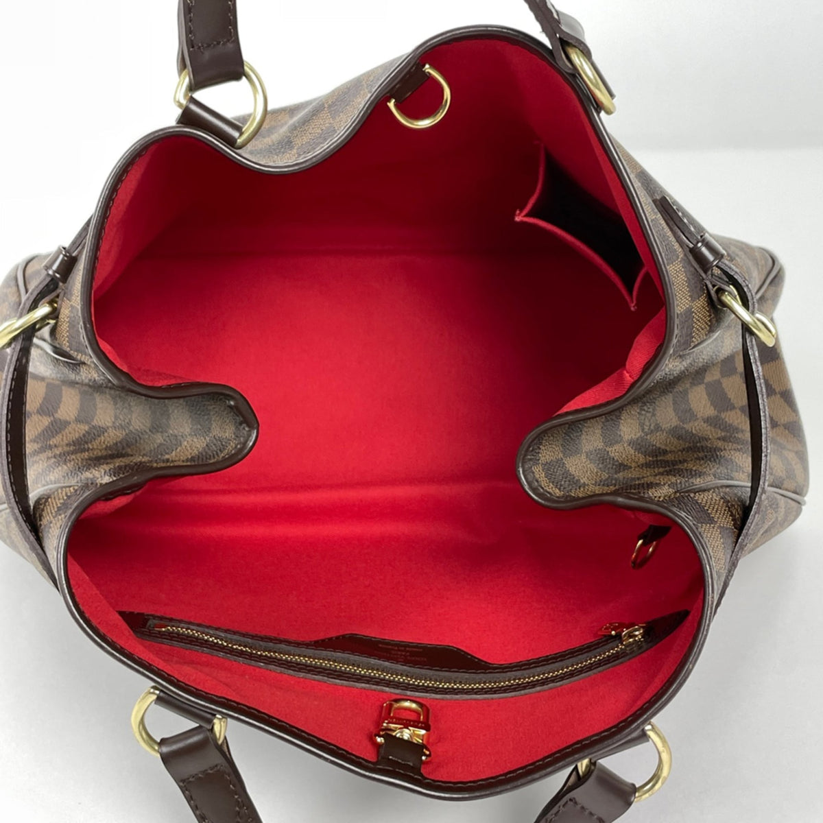 Louis Vuitton Brown Damier Canvas Tote Bag (Pre-Owned)