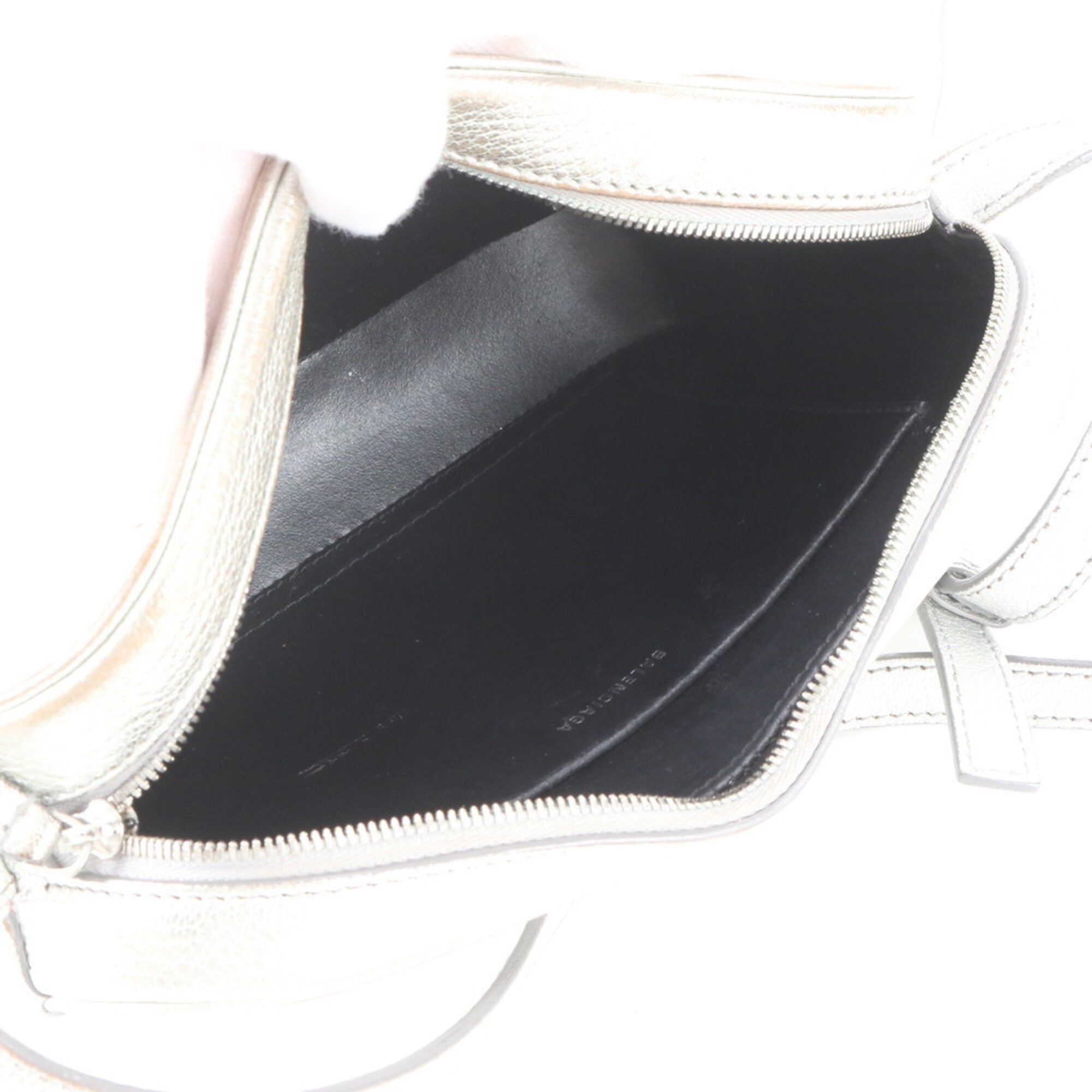 Balenciaga Silver Leather Shoulder Bag (Pre-Owned)