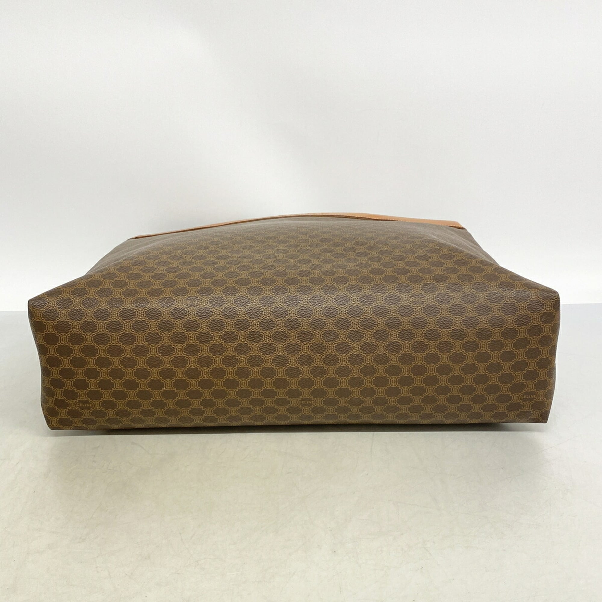 Celine Brown Pvc Tote Bag (Pre-Owned)