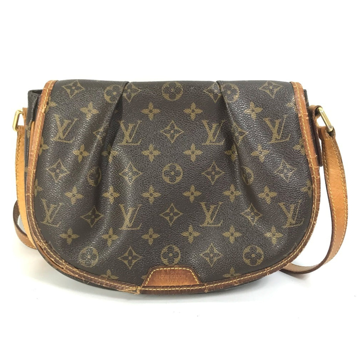 Louis Vuitton Brown Monogram Shoulder Bag (Pre-Owned)