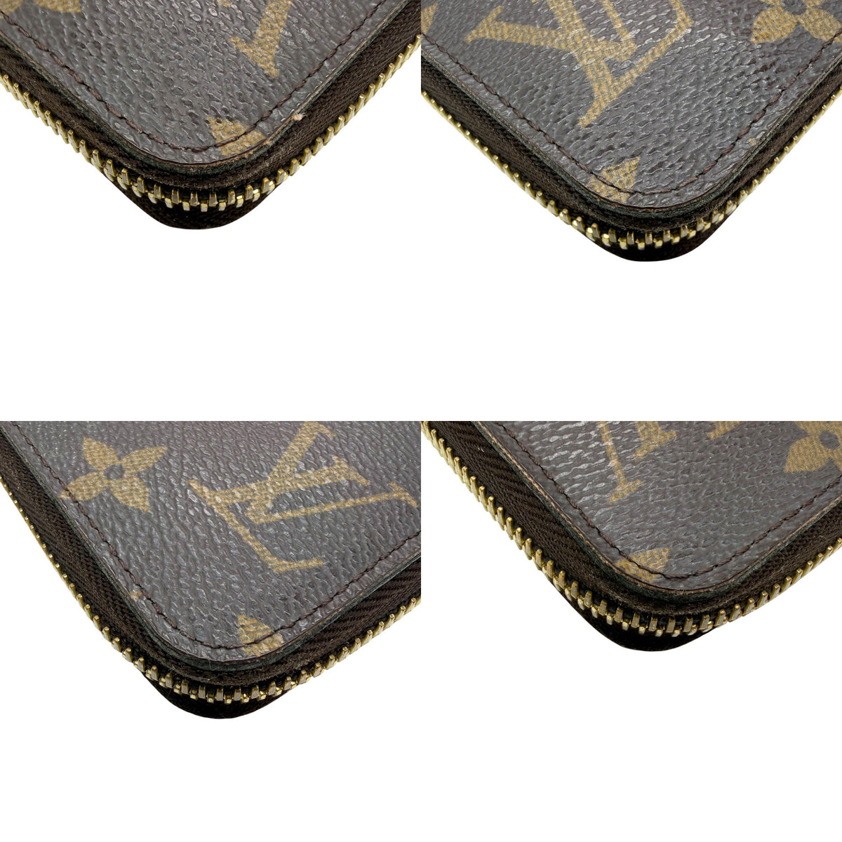 Louis Vuitton Brown Monogram Long Wallet (Bi-Fold) (Pre-Owned)