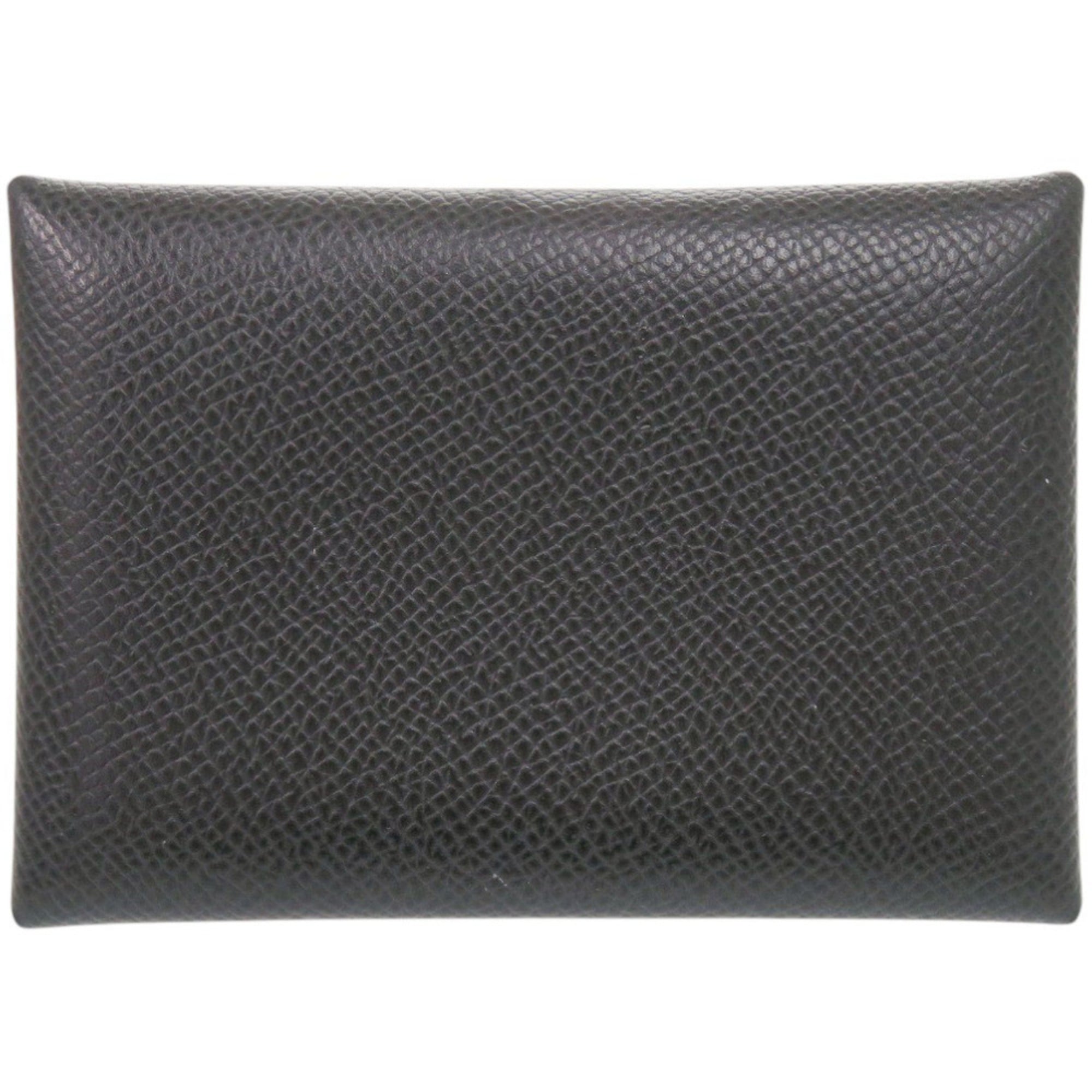 Hermes Graphite Epsom Leather Coin Purse/Coin Case (Pre-Owned)