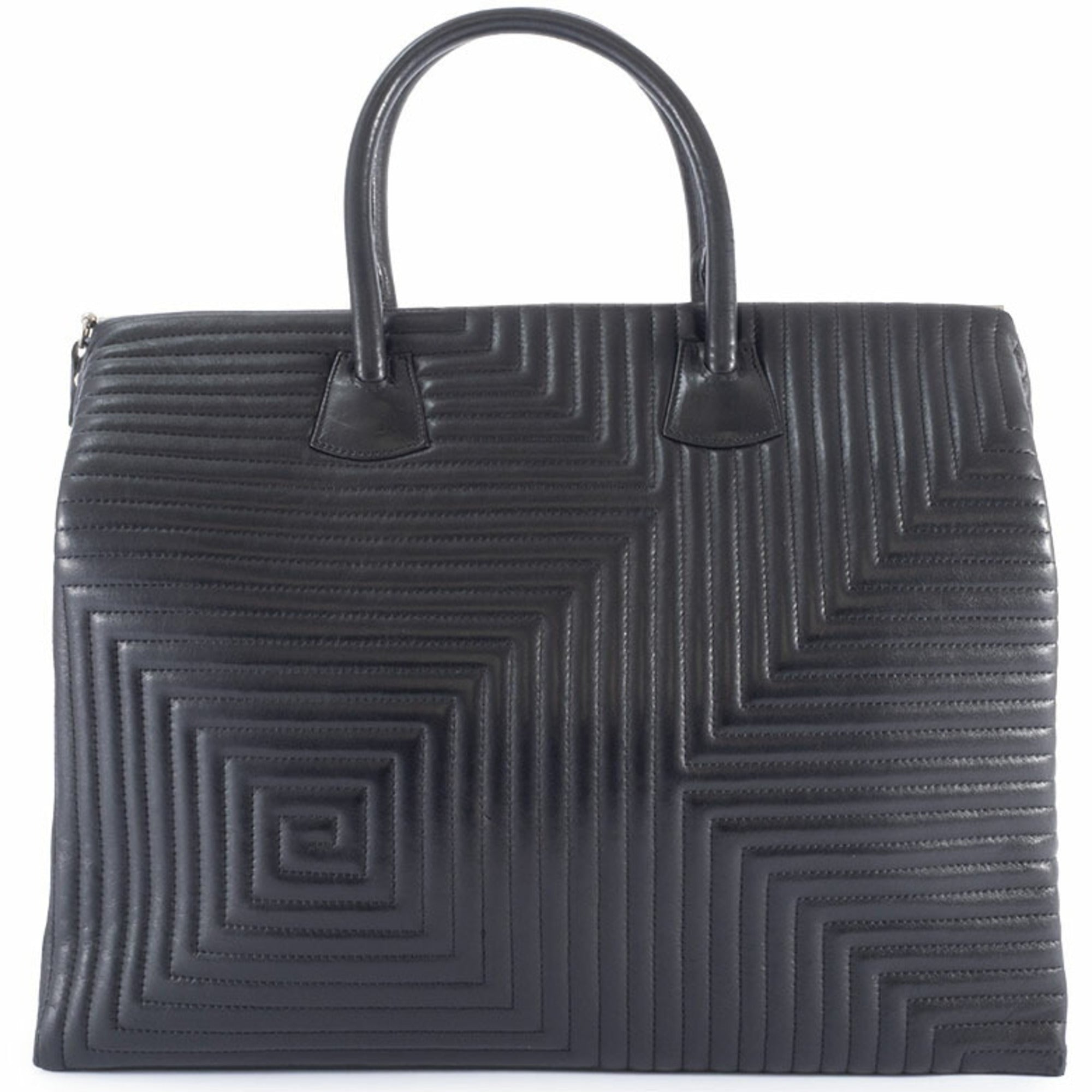 Bally Black Leather Handbag (Pre-Owned)
