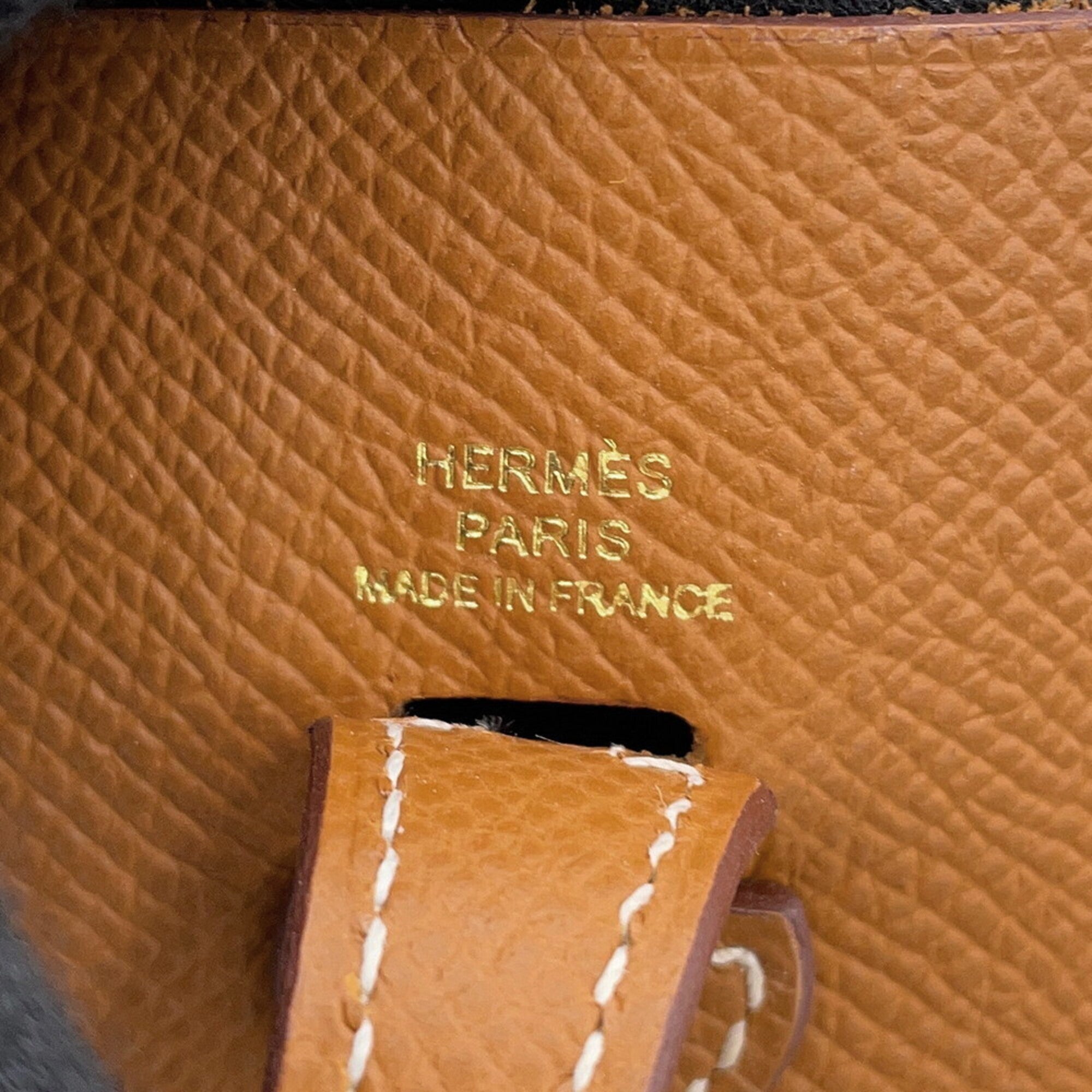 Hermes Gold Epsom Leather Shoulder Bag (Pre-Owned)