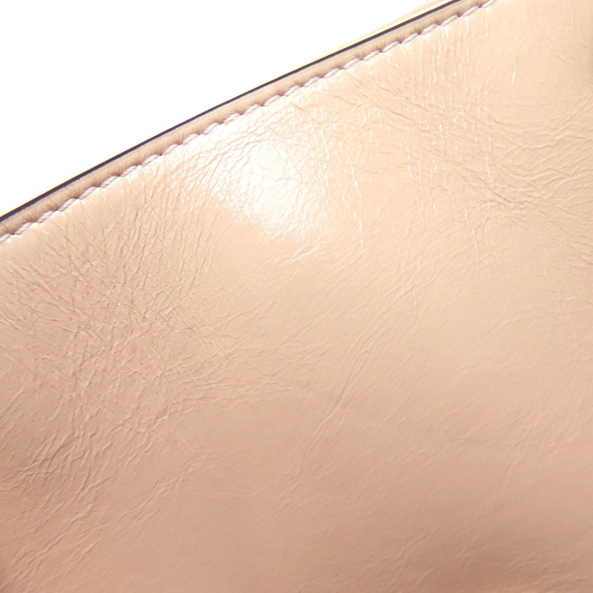 Versace Pink Leather Shoulder Bag (Pre-Owned)