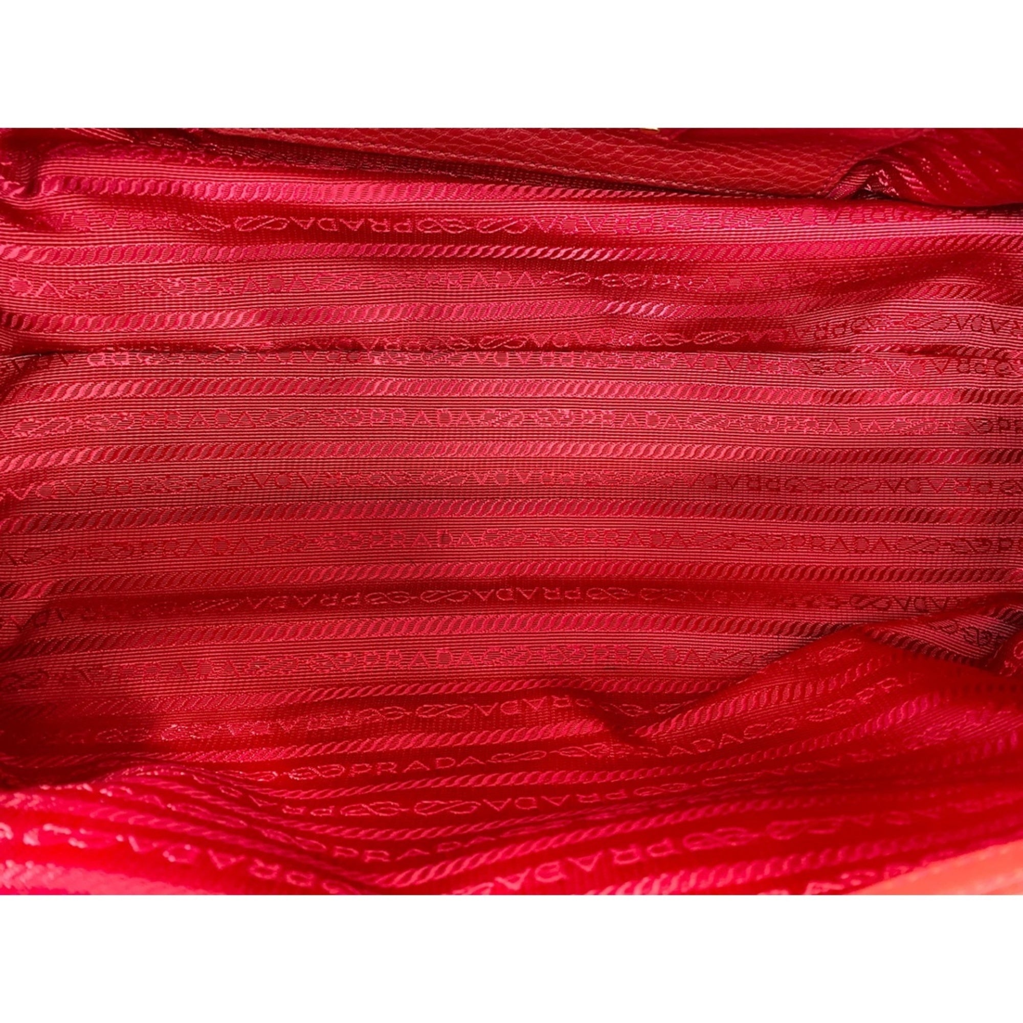 Prada Red Color Tote Bag (Pre-Owned)