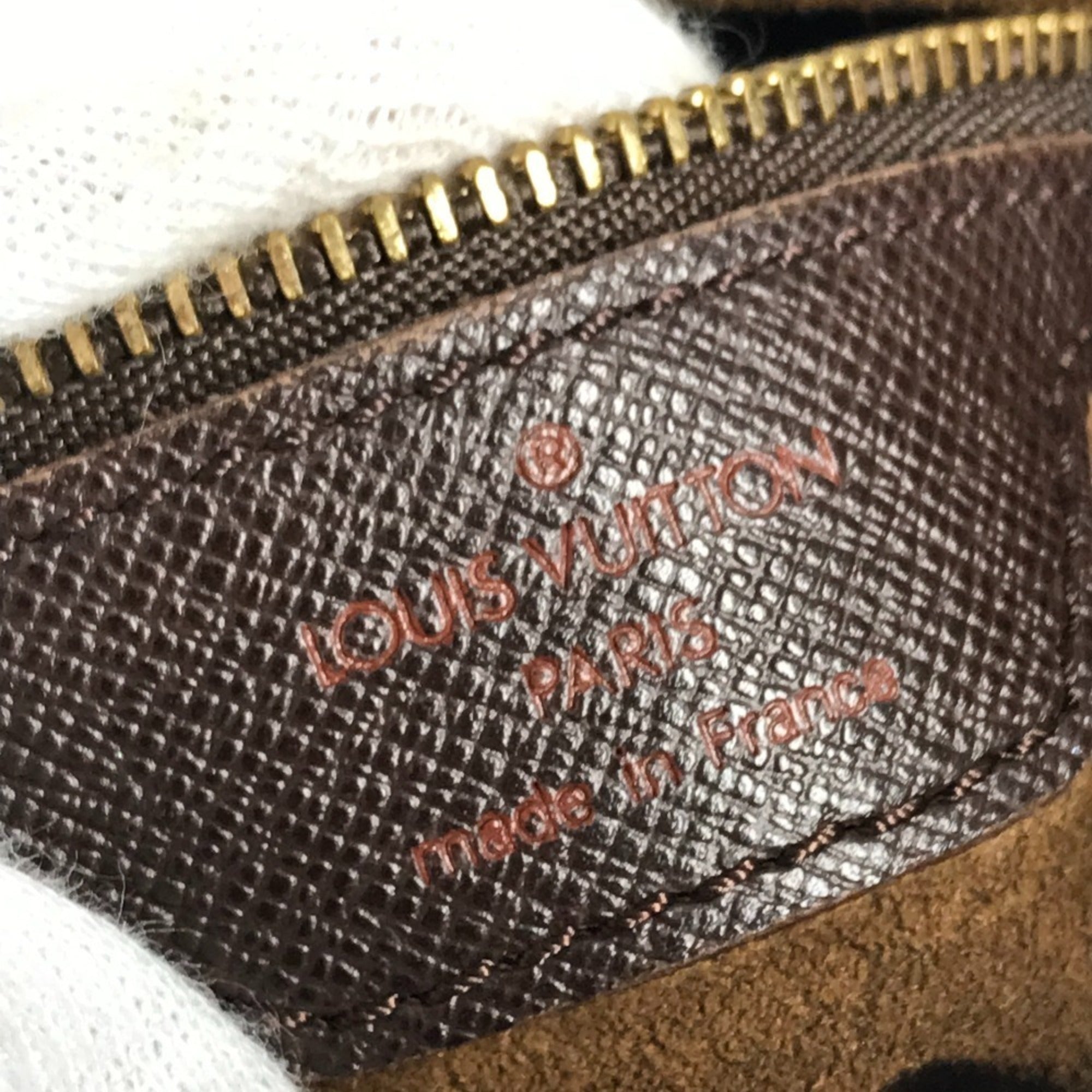 Louis Vuitton Brown Damier Canvas Ebene Damier Canvas Pouch Shoulder Bag Tote Bag (Pre-Owned)