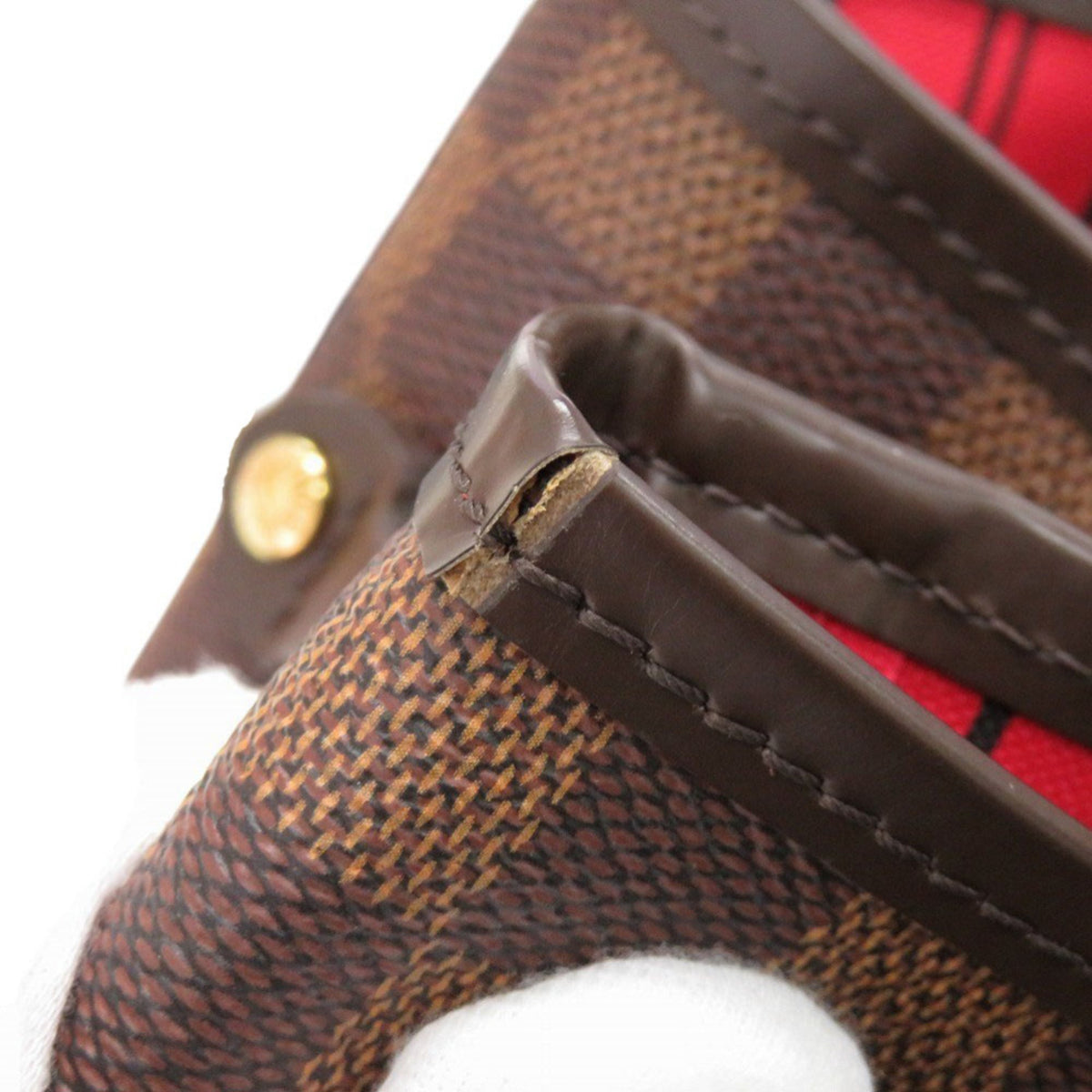 Louis Vuitton Brown Damier Canvas Tote Bag (Pre-Owned)