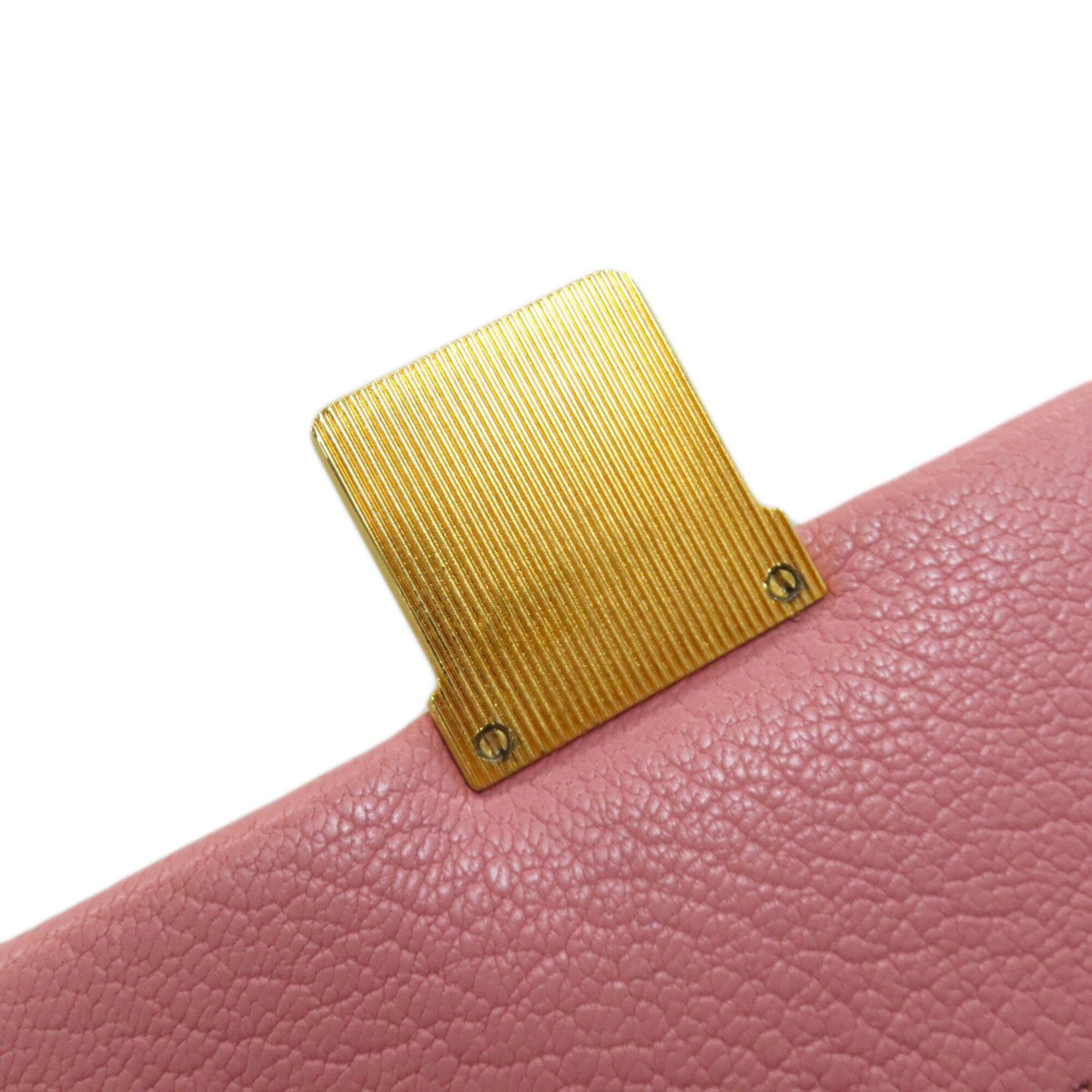 Miu Miu Pink Yellow Leather Handbag (Pre-Owned)