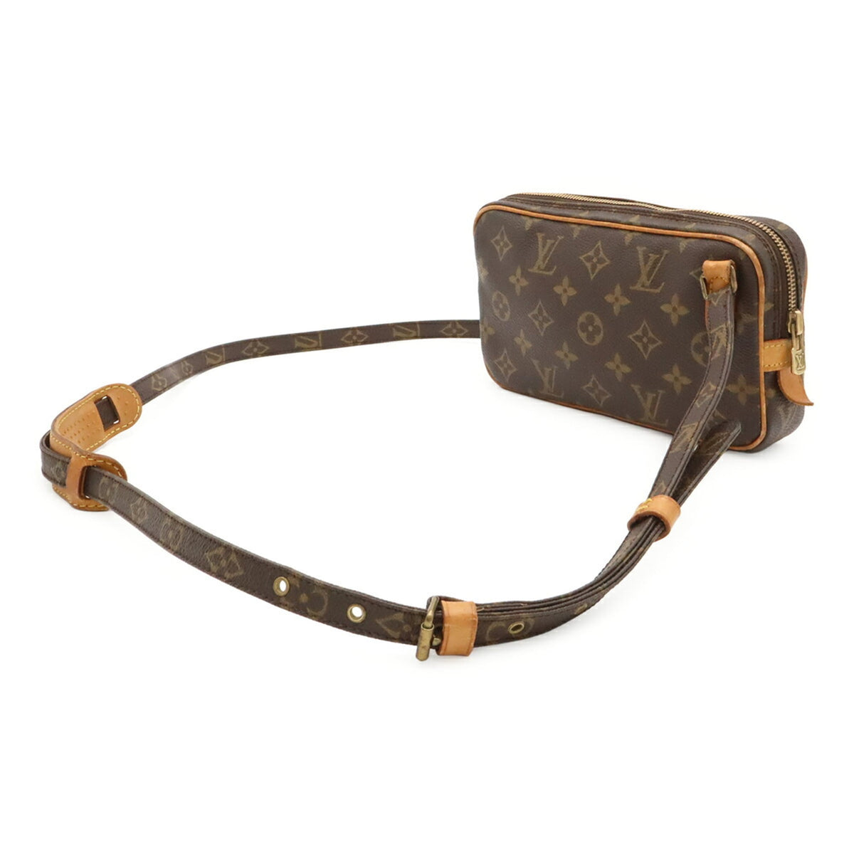 Louis Vuitton Brown Monogram Canvas Pochette Shoulder Bag (Pre-Owned)