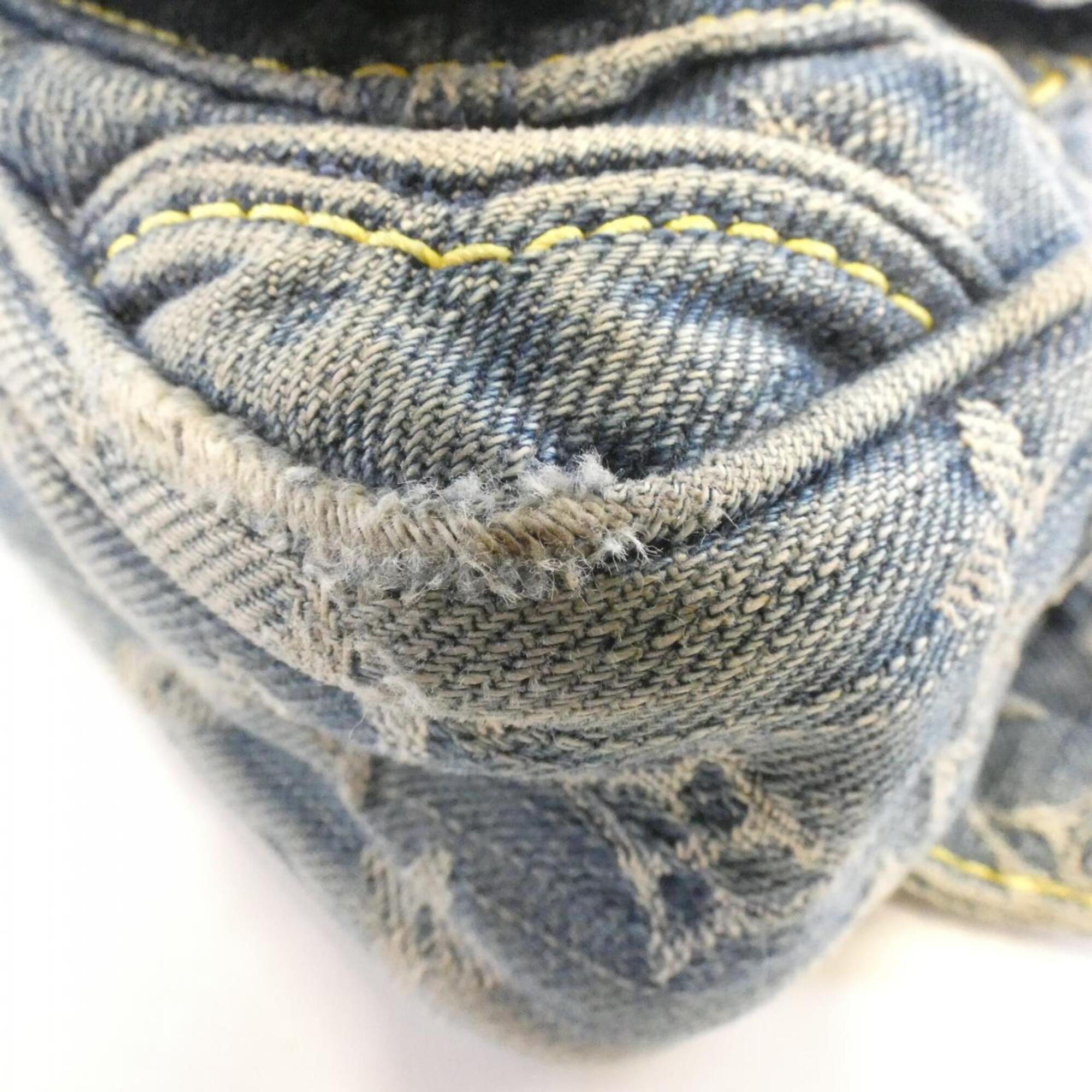 Louis Vuitton Monogram Denim Blue Monogram Denim Shoulder Bag (Pre-Owned)