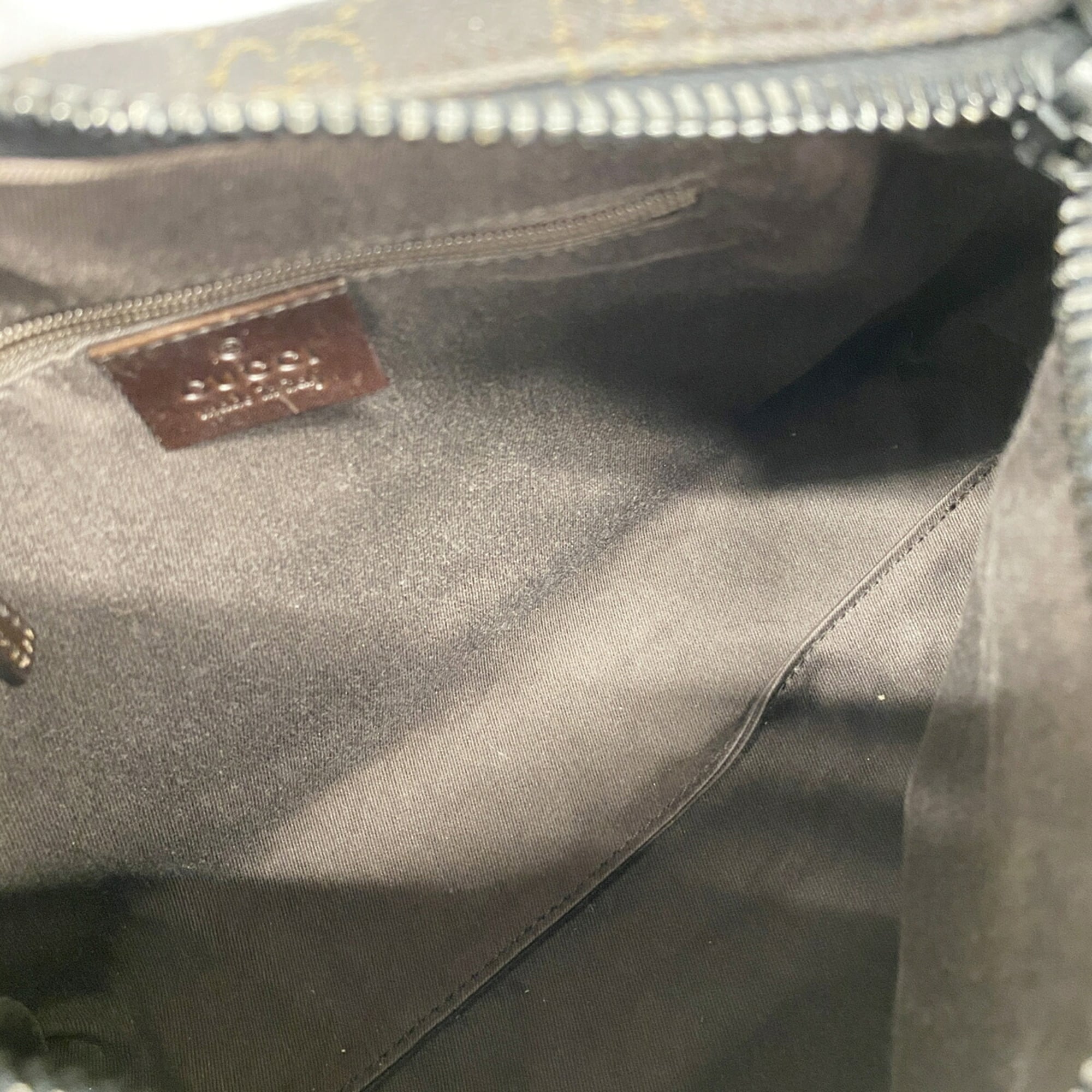 Gucci Brown Denim Handbag (Pre-Owned)
