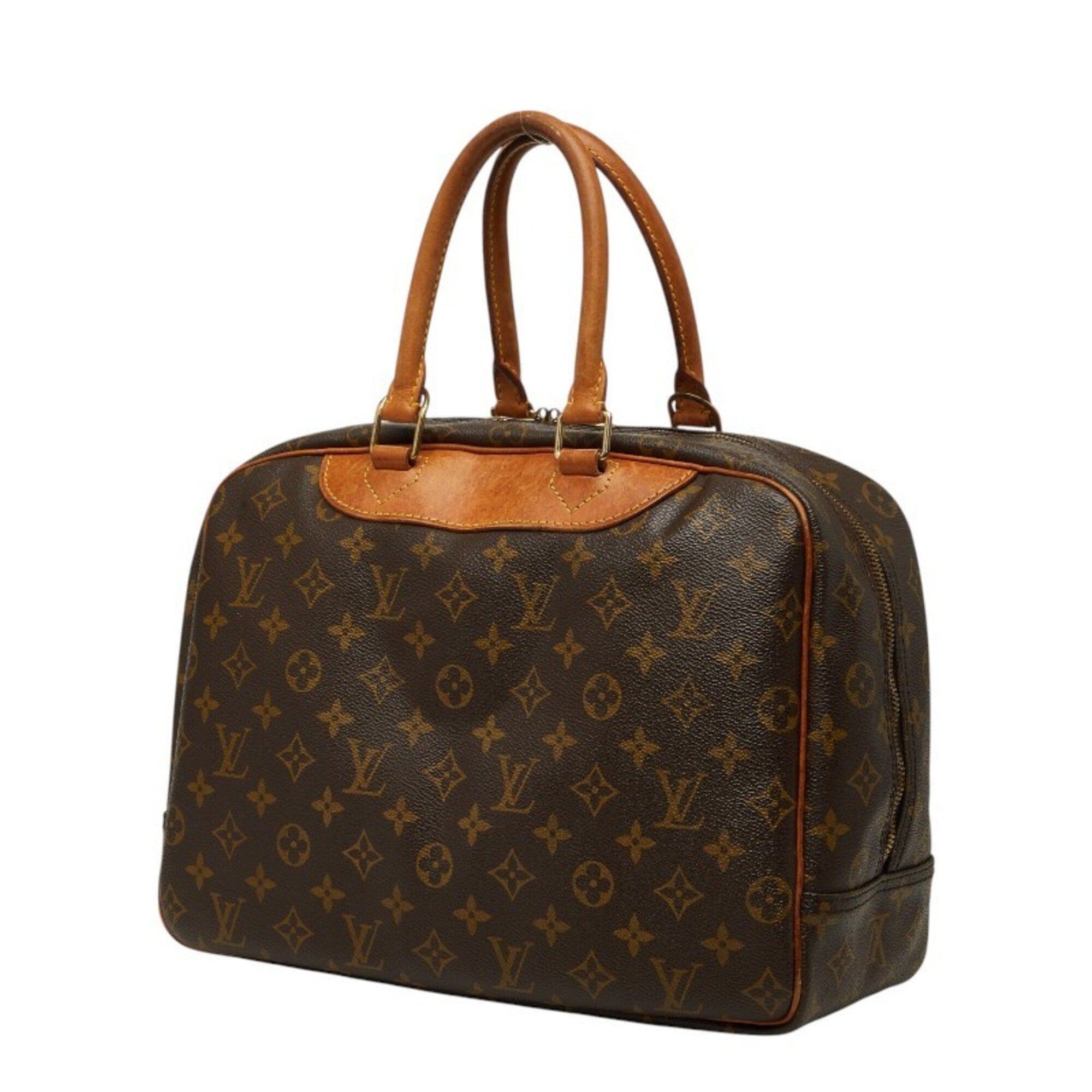 Louis Vuitton Brown Pvc Leather Handbag (Pre-Owned)