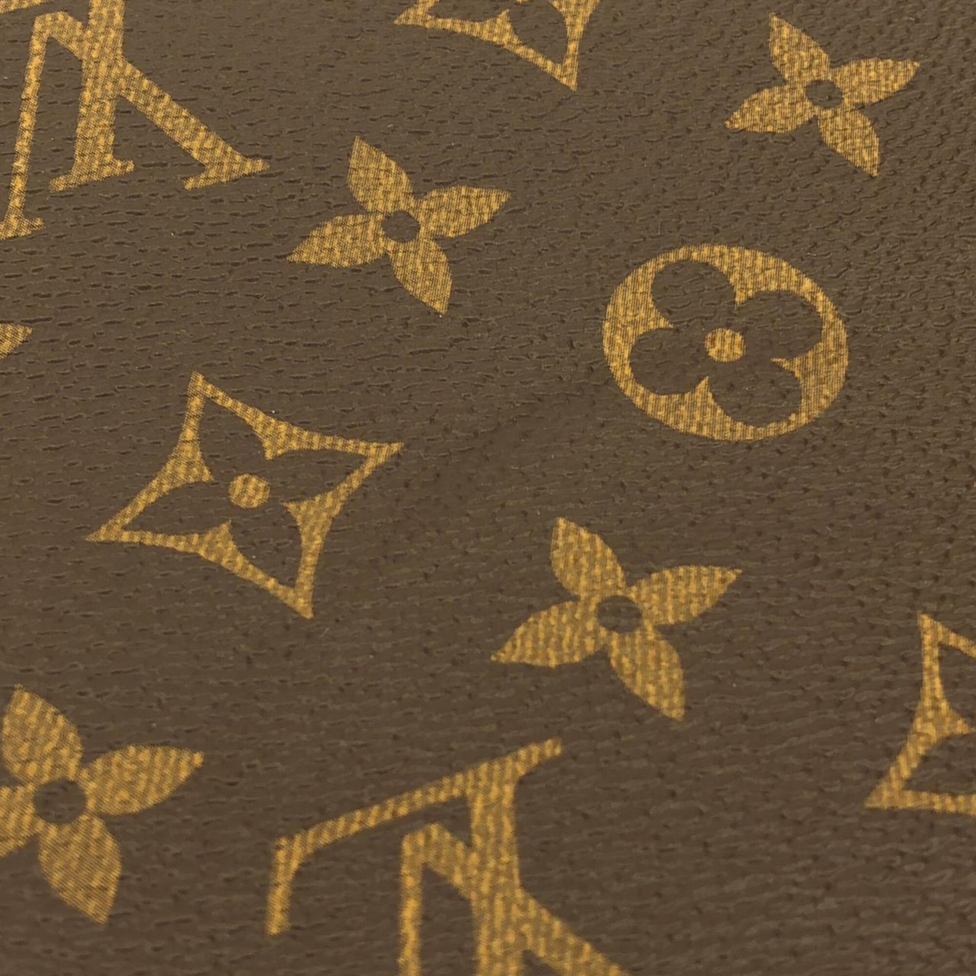 Louis Vuitton Marron Coated Canvas Handbag (Pre-Owned)