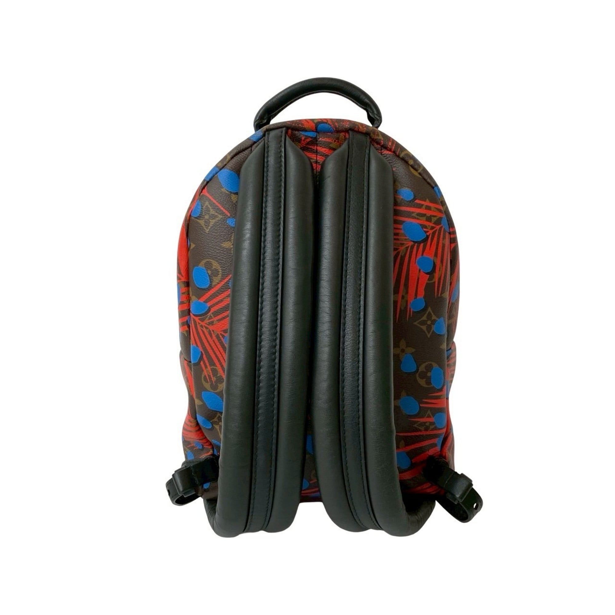 Louis Vuitton Blue Brown Red Color Leather Pvc Backpack (Pre-Owned)