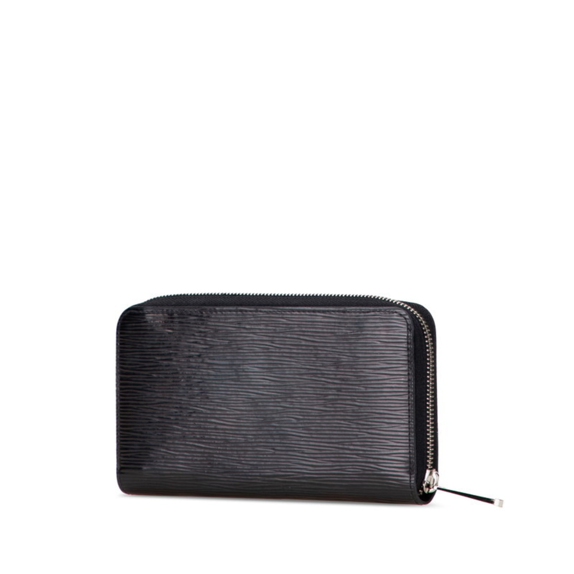 Louis Vuitton Epi Black Leather Long Wallet (Bi-Fold) (Pre-Owned)