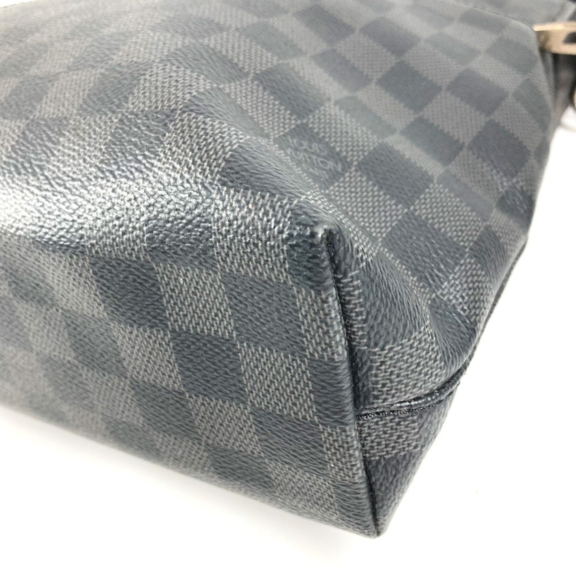 Louis Vuitton Black Damier Graphite Canvas Briefcase Handbag Shoulder Bag Tote Bag (Pre-Owned)