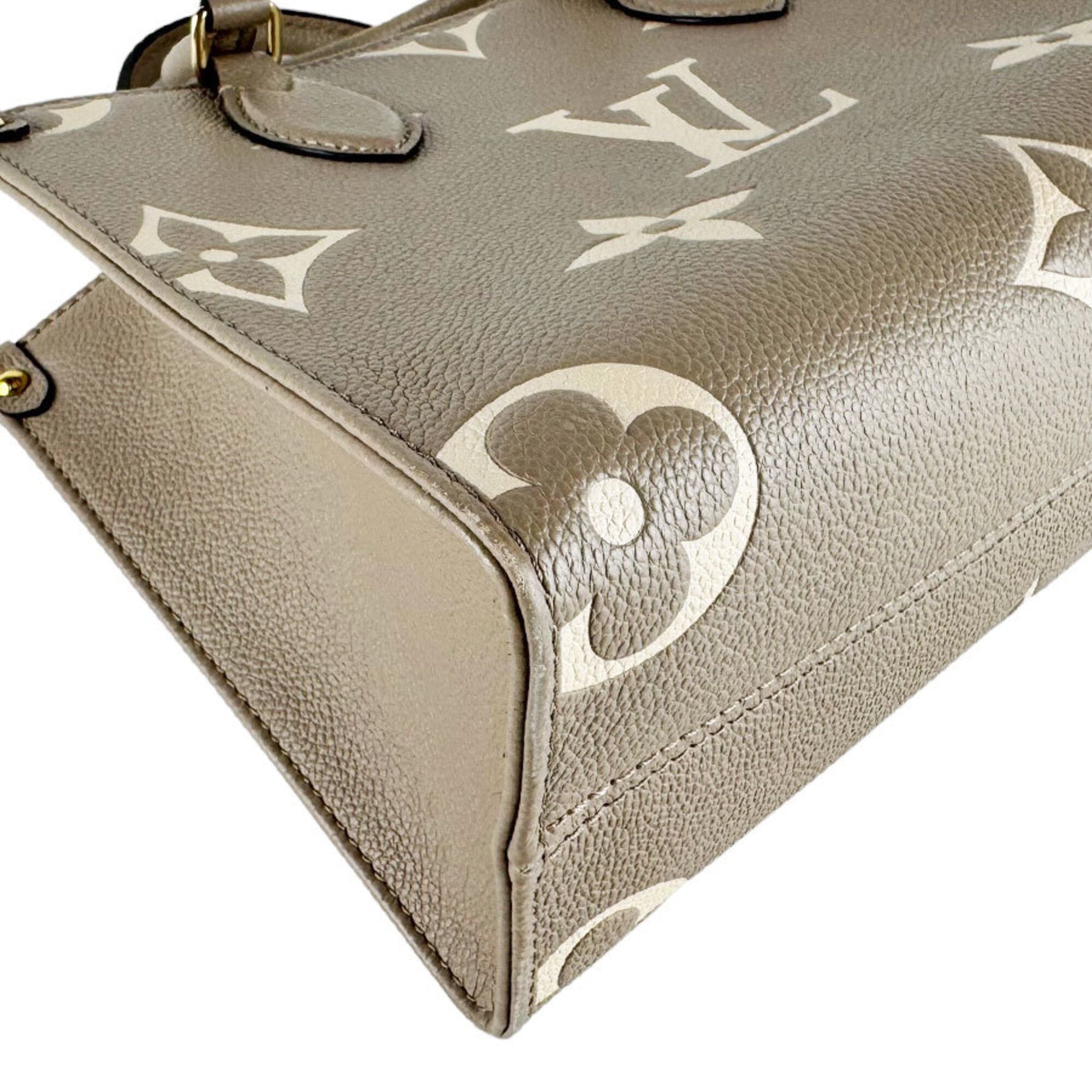 Louis Vuitton Tourterelle Monogram Empreinte Handbag (Pre-Owned)
