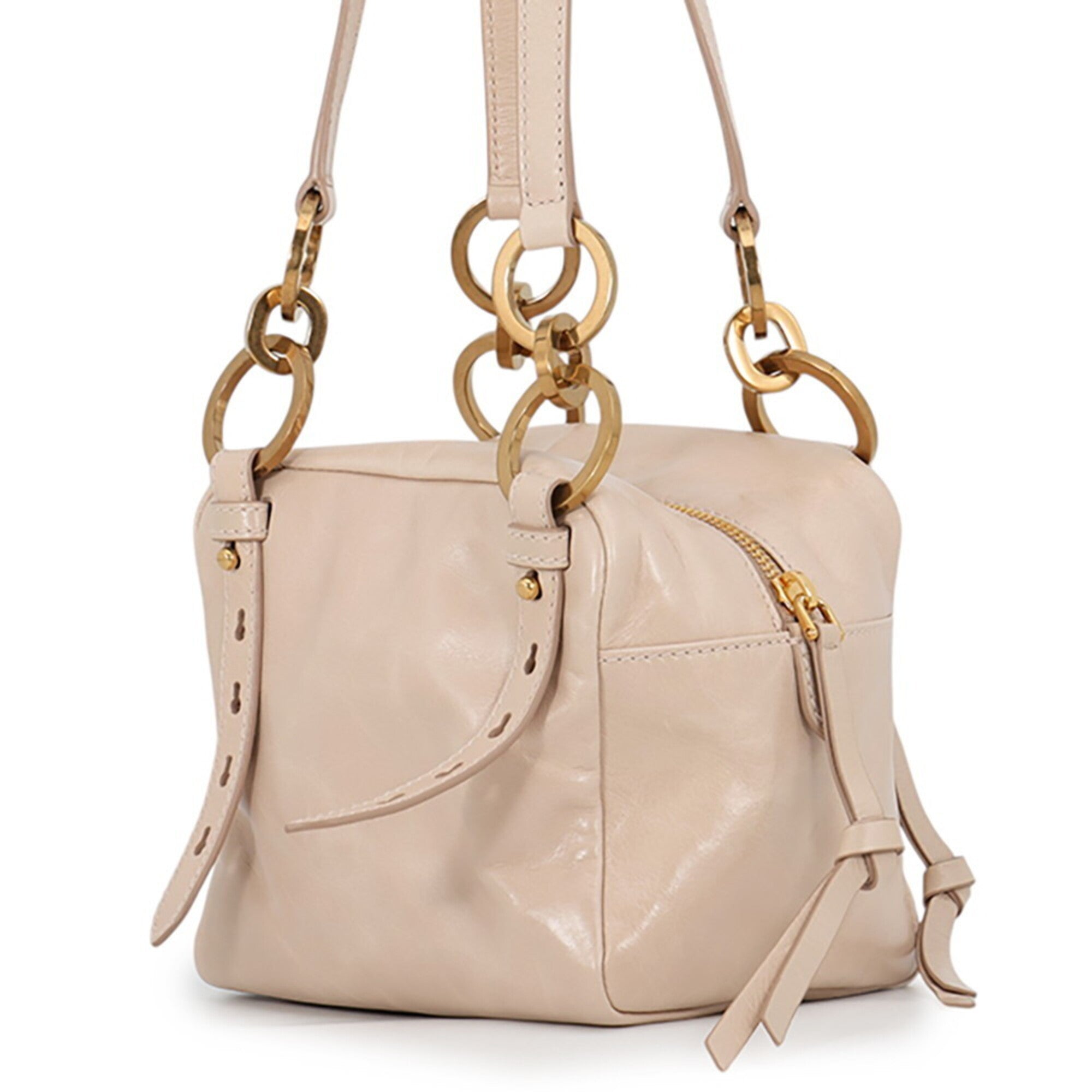 Prada Beige Leather Handbag (Pre-Owned)