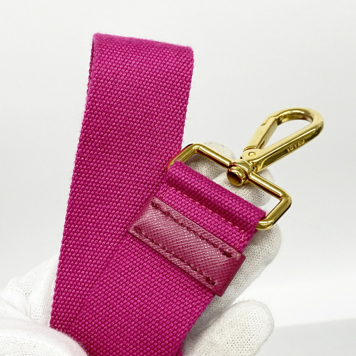 Prada Pink Canvas Tote Bag (Pre-Owned)