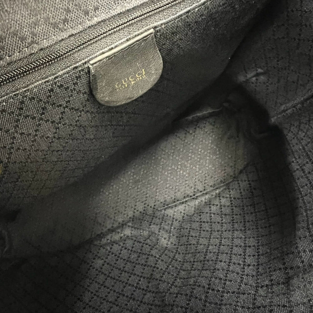 Gucci Black Leather Backpack (Pre-Owned)
