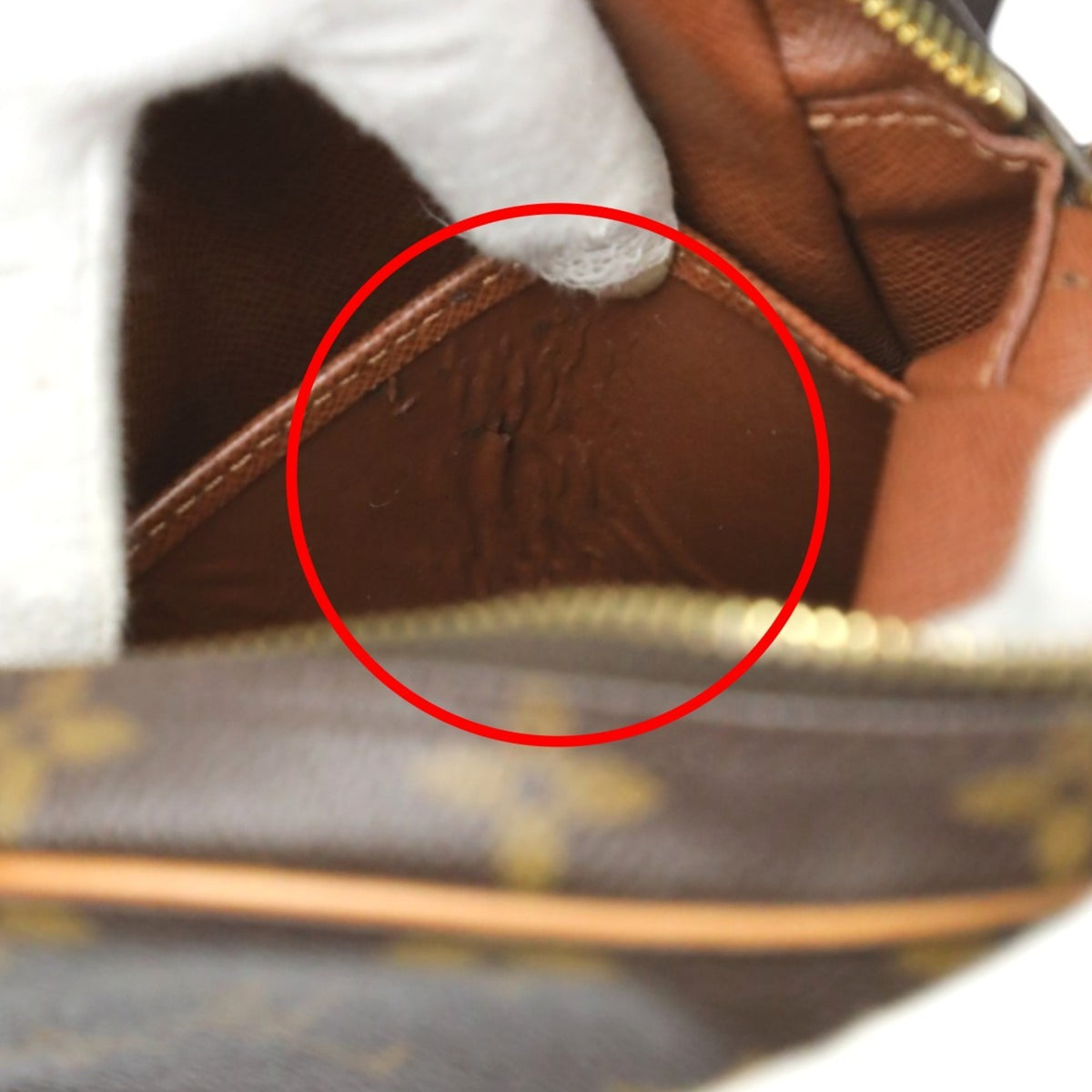Louis Vuitton Brown Monogram Canvas Shoulder Bag (Pre-Owned)